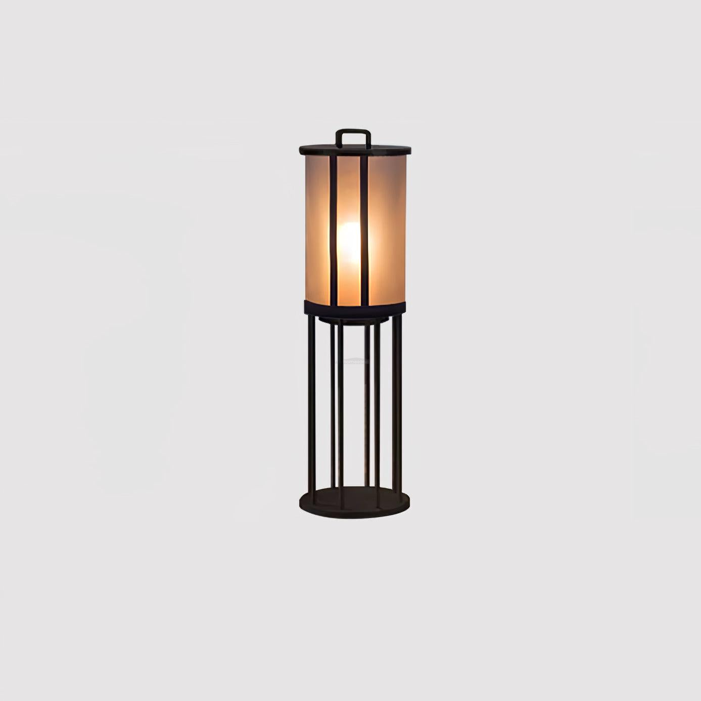 Round Pillar Acrylic Lantern Lamp for Outdoor - Luxehomezone