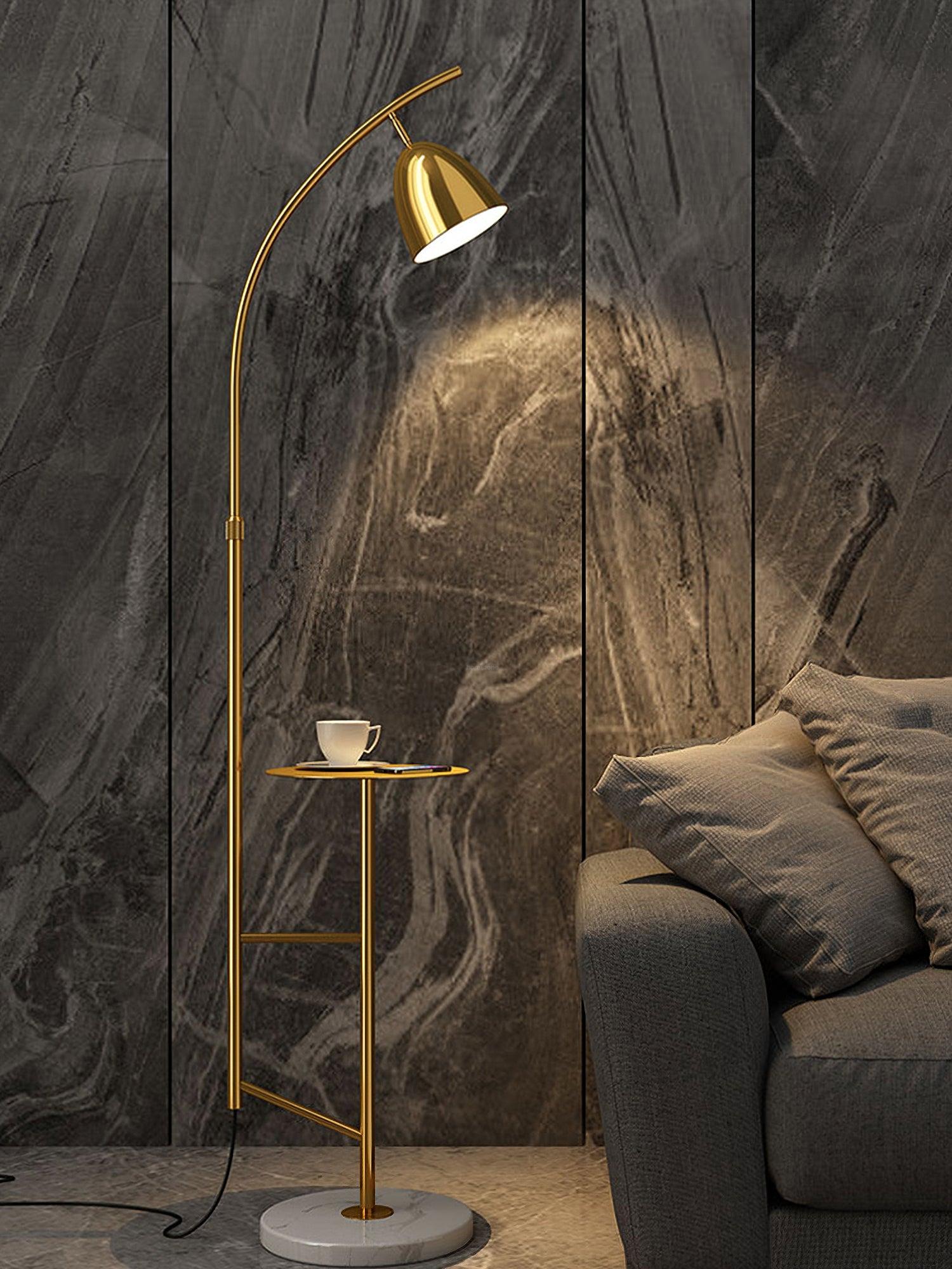 Rani Floor Lamp W 13.8″ - Bent-1-Luxehomezone