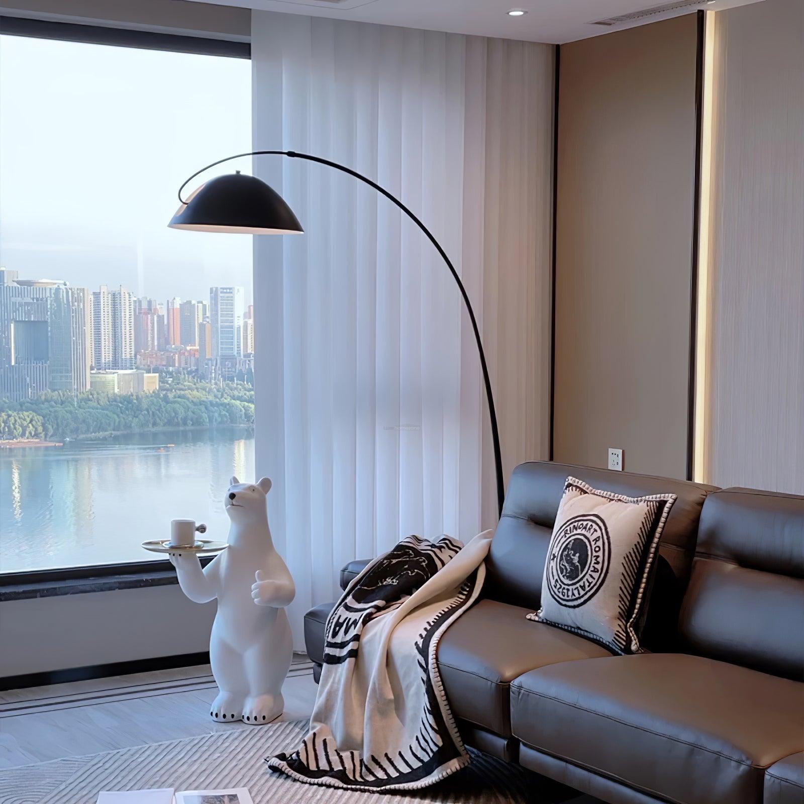 Pluma Floor Lamp ∅ 57.5″ - Bent-1-Luxehomezone