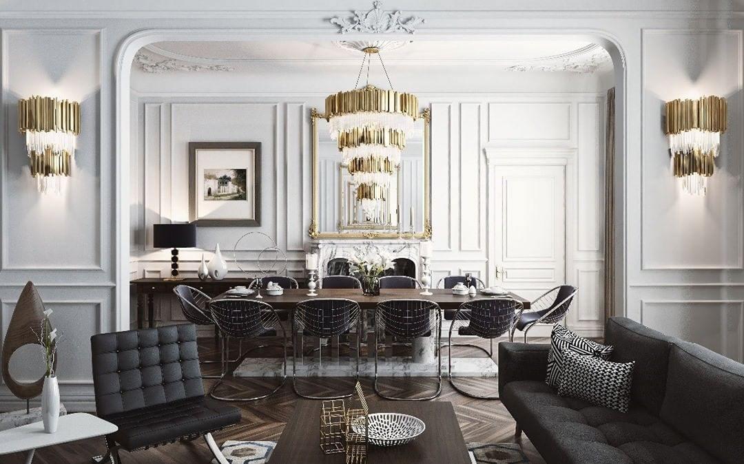 Empire Chandelier ∅ 11.8″ - Crystals-1-Luxehomezone