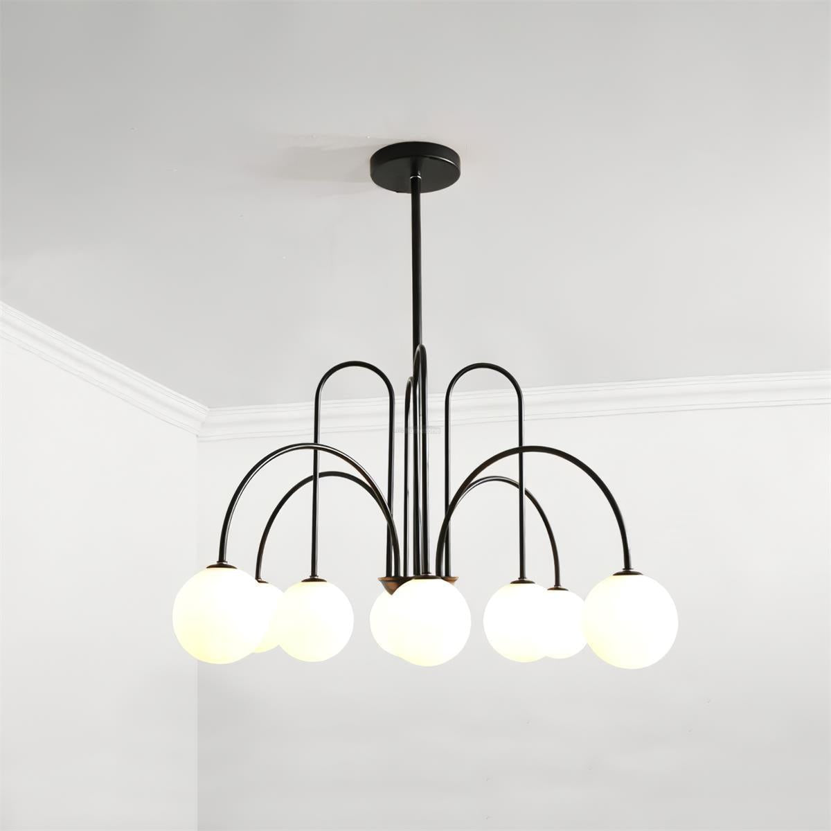 Delaney Chandelier with 6/8 heads - Bend-1-Luxehomezone