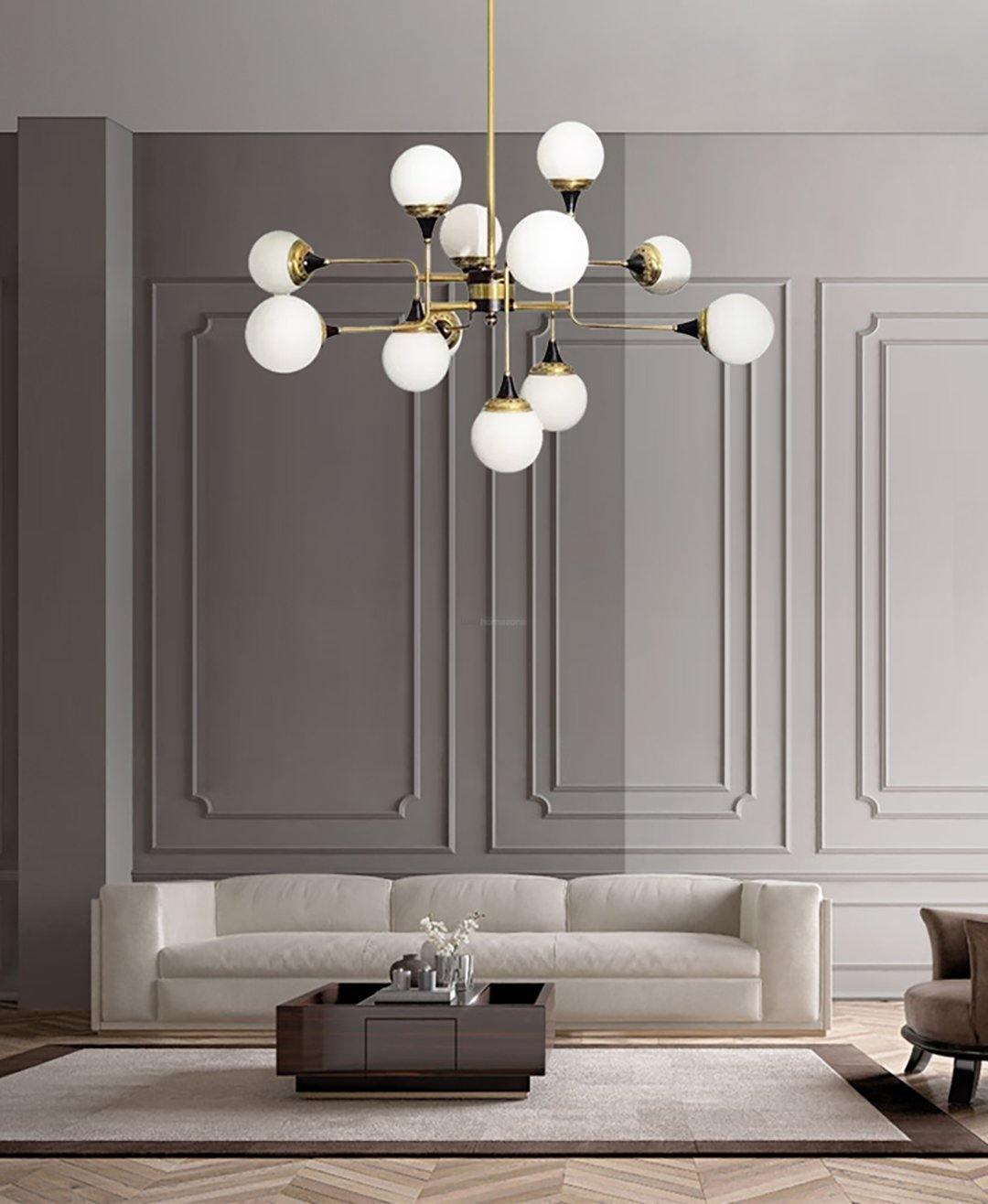 Stilnovo Chandelier with 12/16/24 heads - Frown-1-Luxehomezone