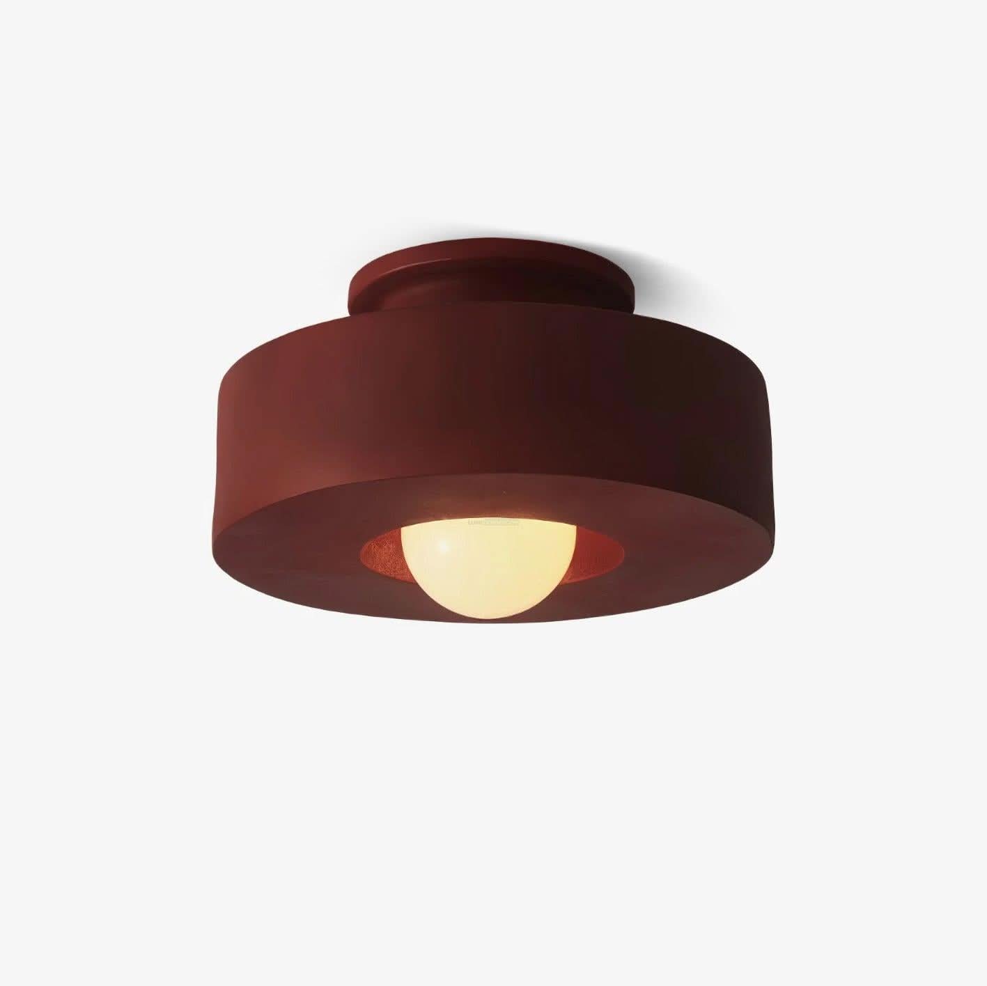 Simon Resin Ceiling Lamp  ∅ 11.8″ - Luxehomezone