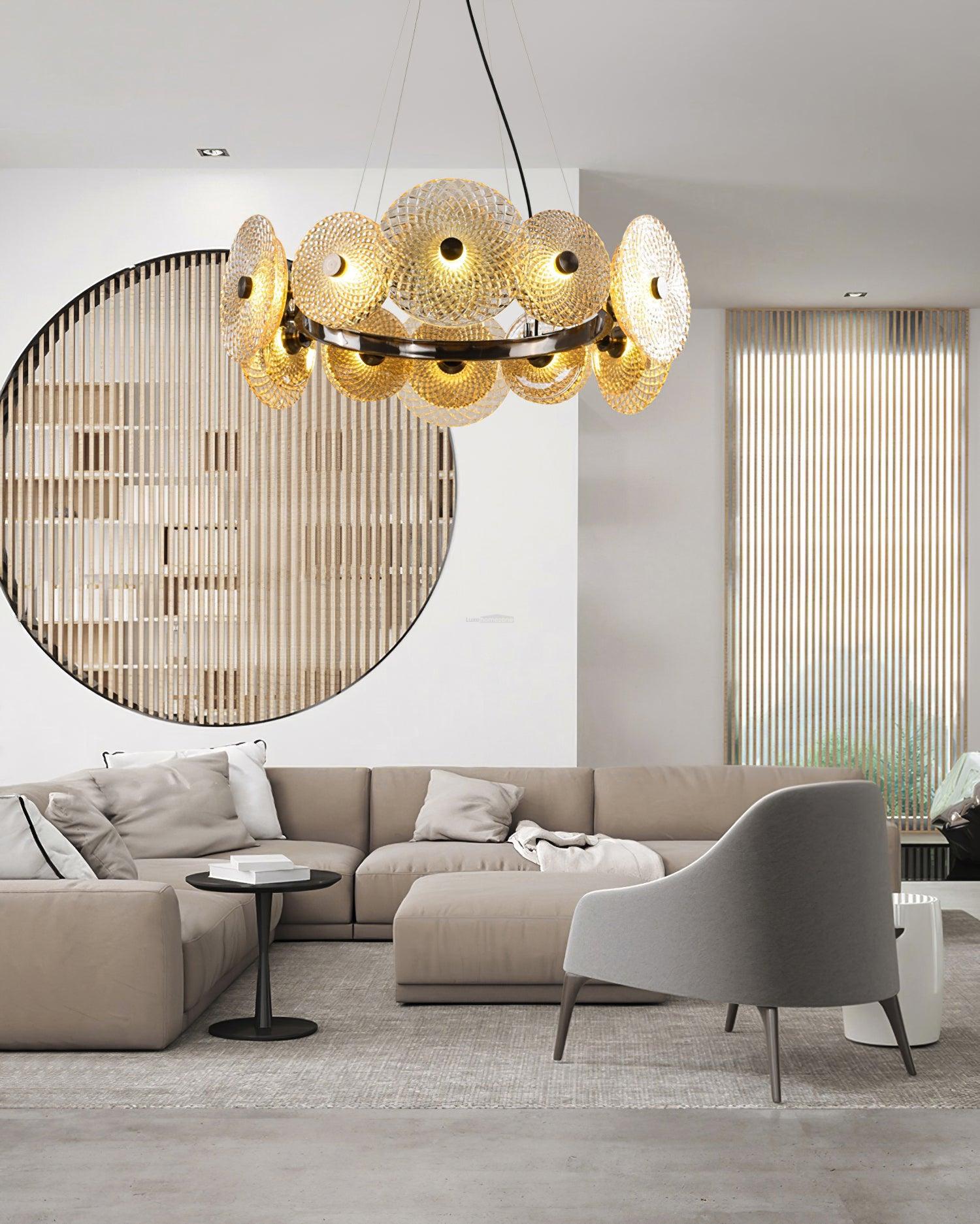 Paige Chandelier ∅ 23.6″ - Crystals-1-Luxehomezone