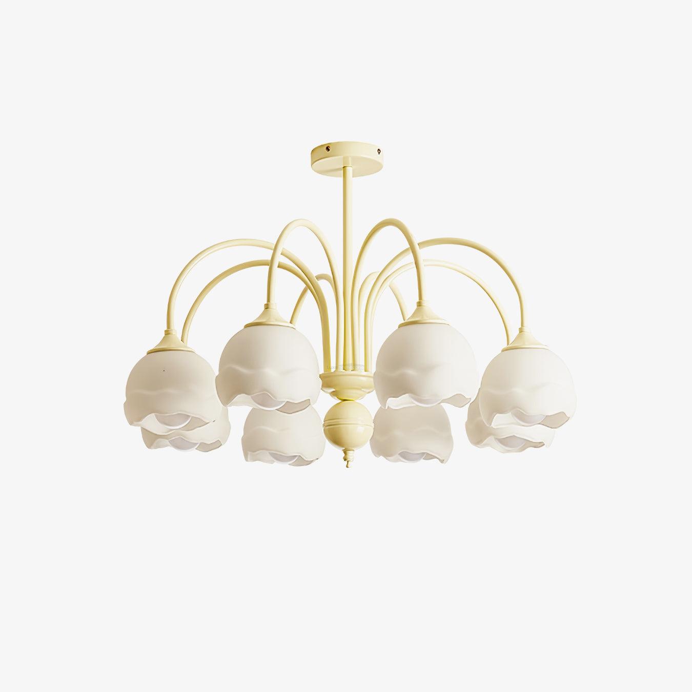 Creamy Chandelier with 5/6/8 heads - Zahara-1-Luxehomezone