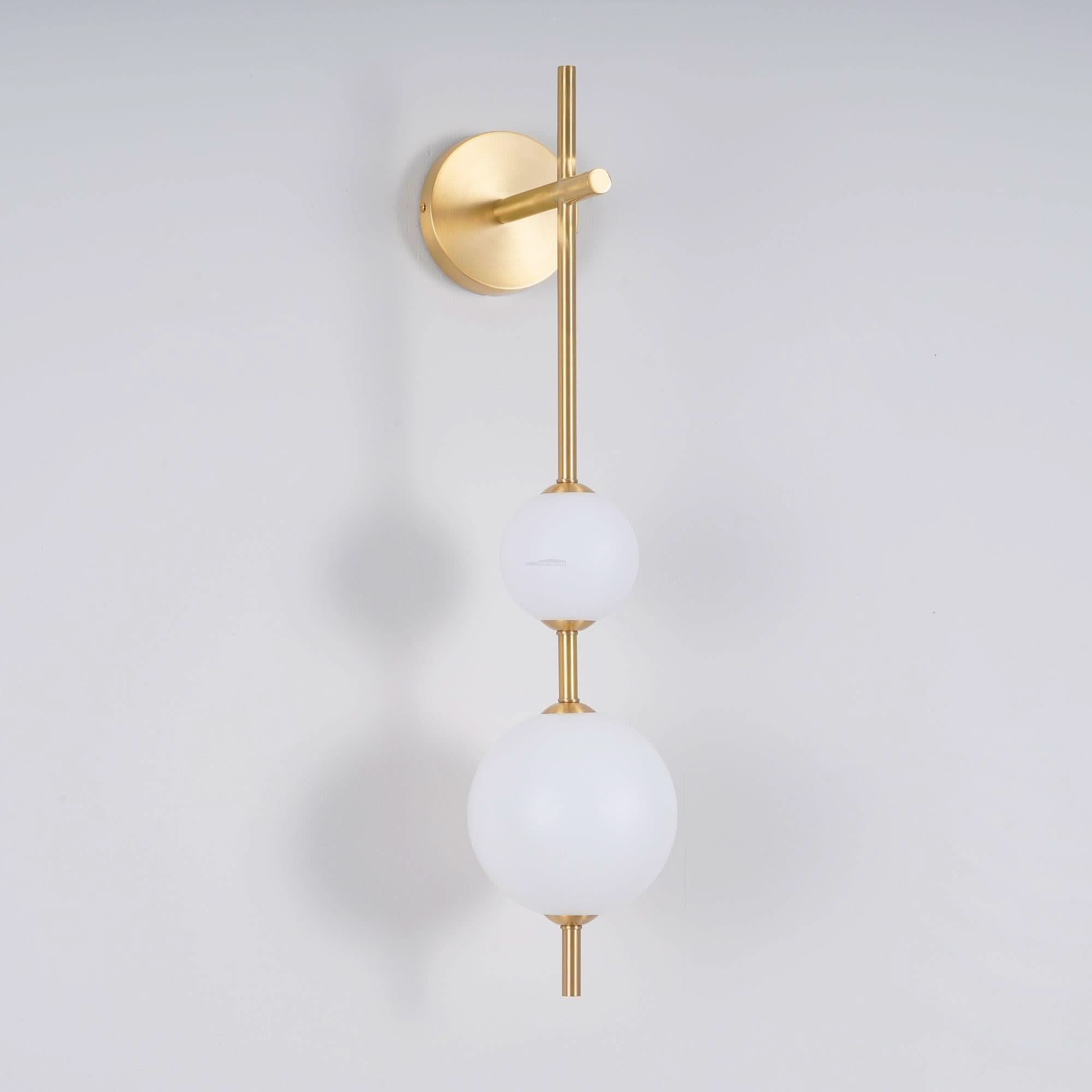 Vertical Globe Wall Sconce - Luxehomezone
