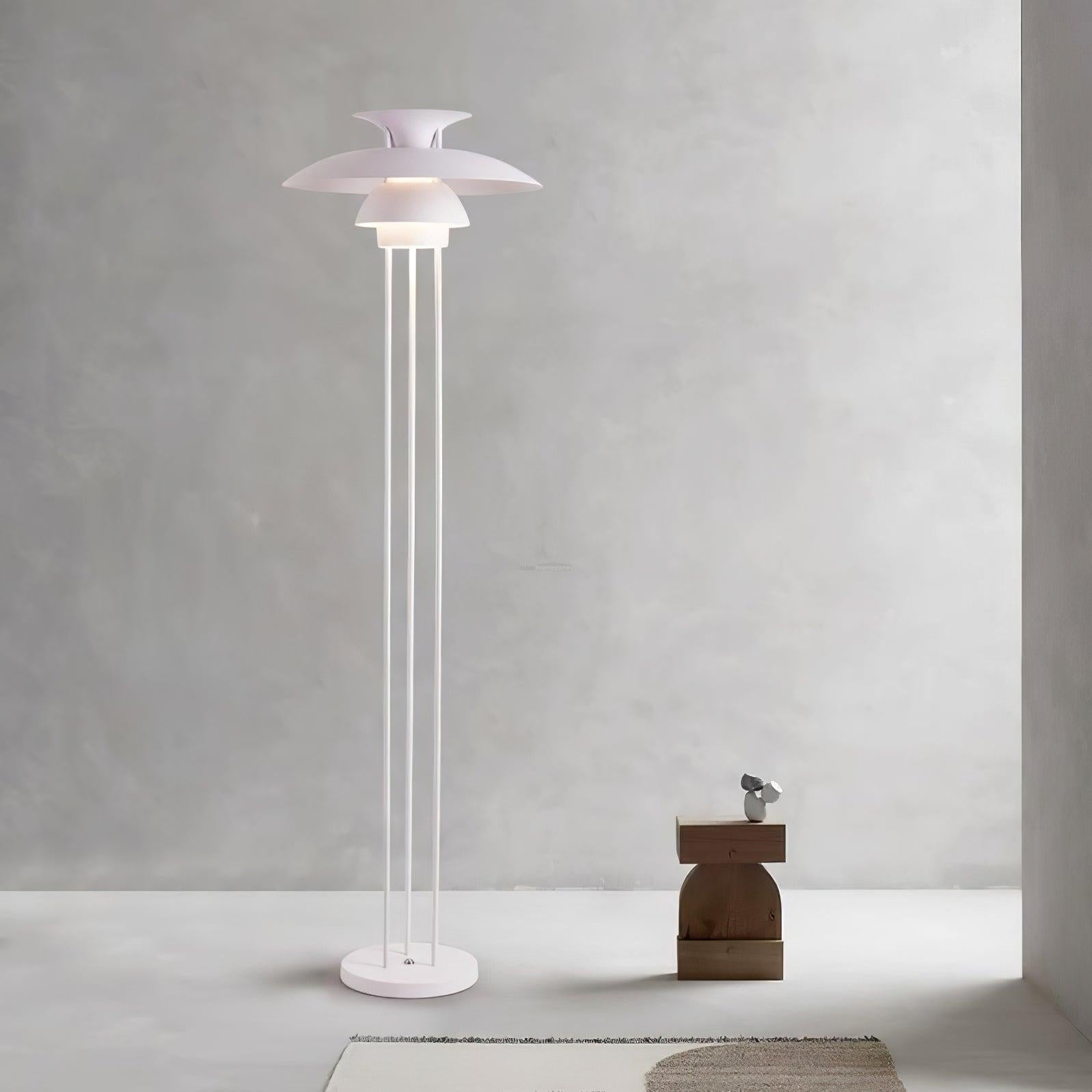 Henningsen Floor Lamp  ∅ 18.1″ - Geometry-1-Luxehomezone
