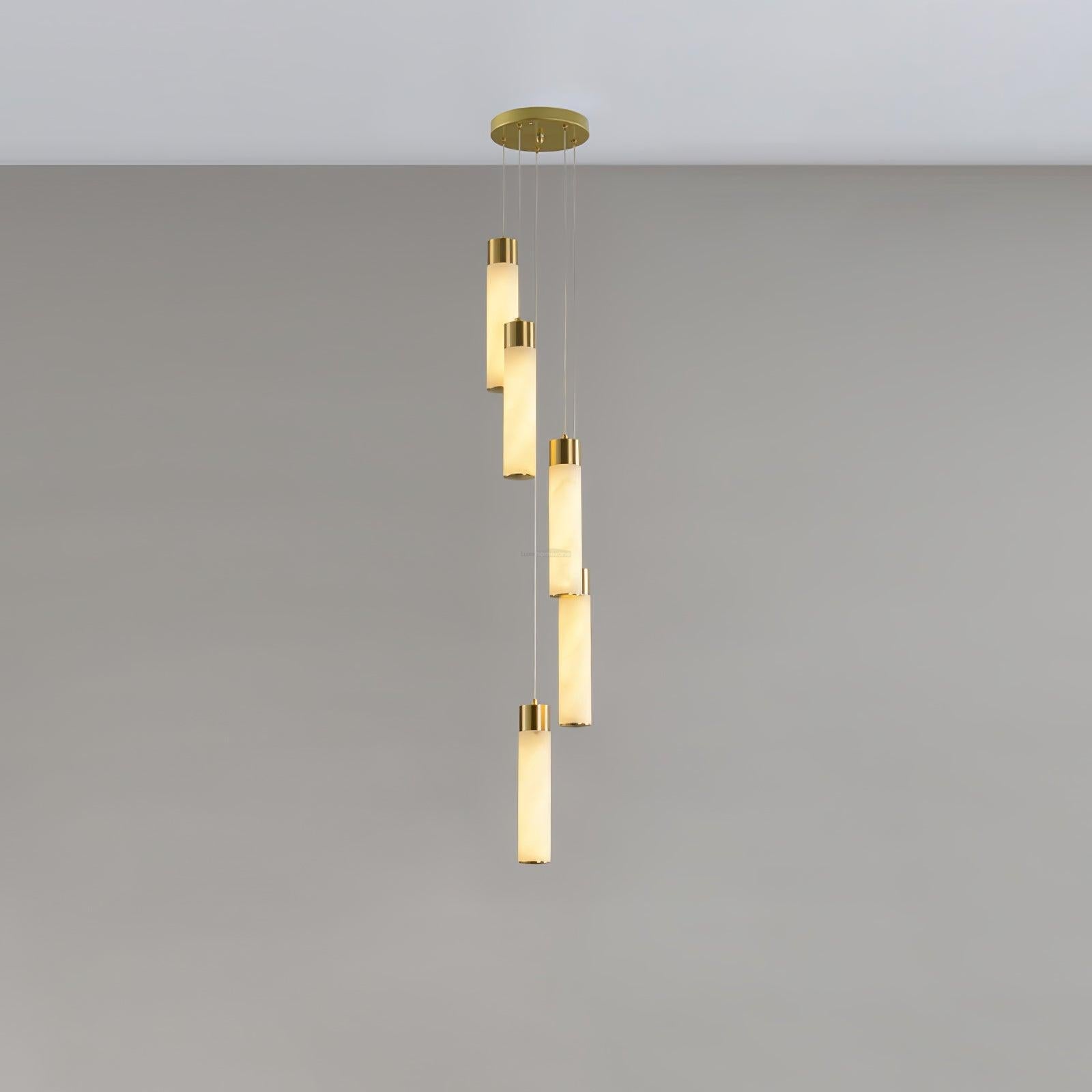 Celestial Alabaster Cascade Chandelier with 5/7/9/12/16/18/24/32 heads - Luxehomezone