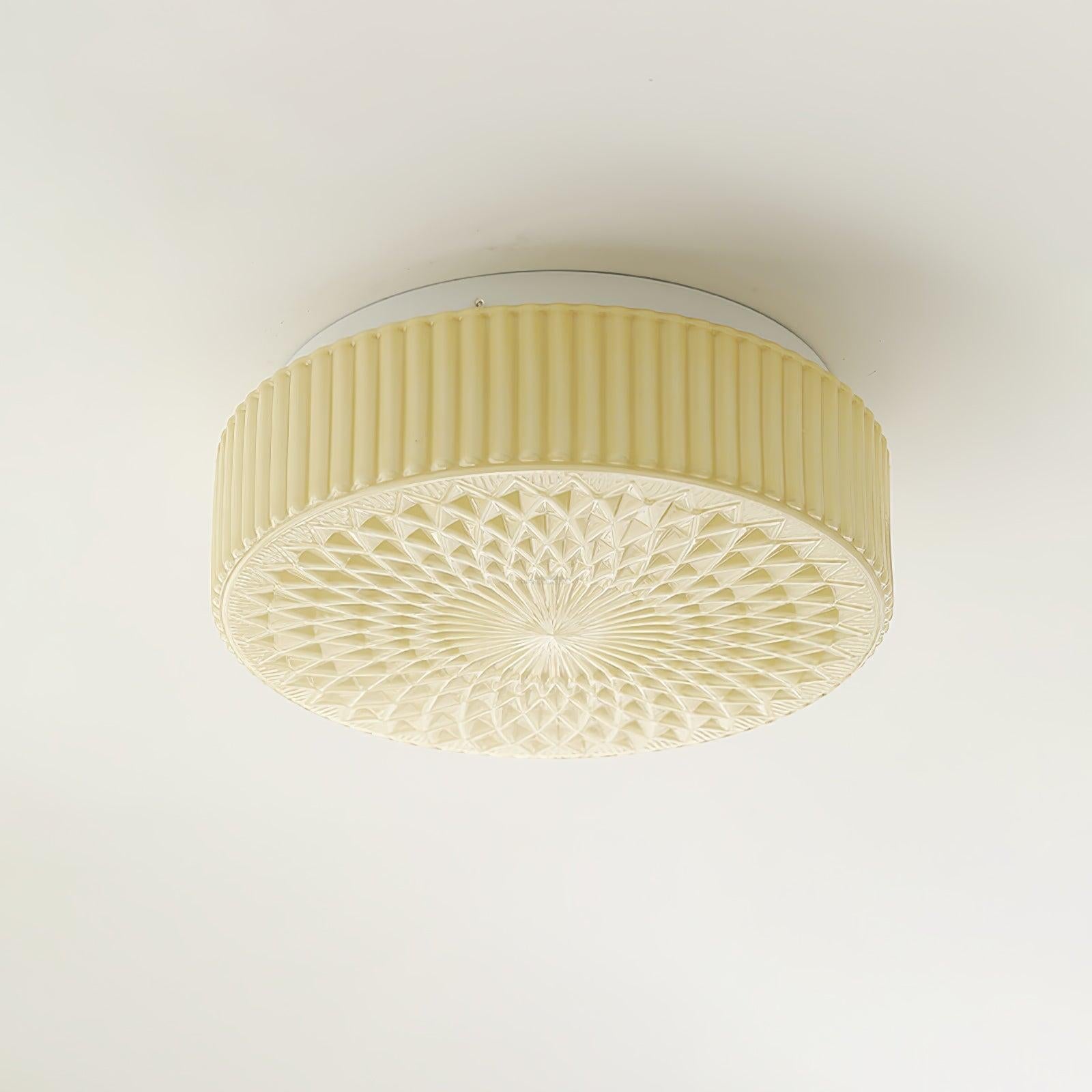 Souffle Ceiling Lamp ∅ 13.8″ - Chloe, Flush Mounts, Optimized-1-Luxehomezone