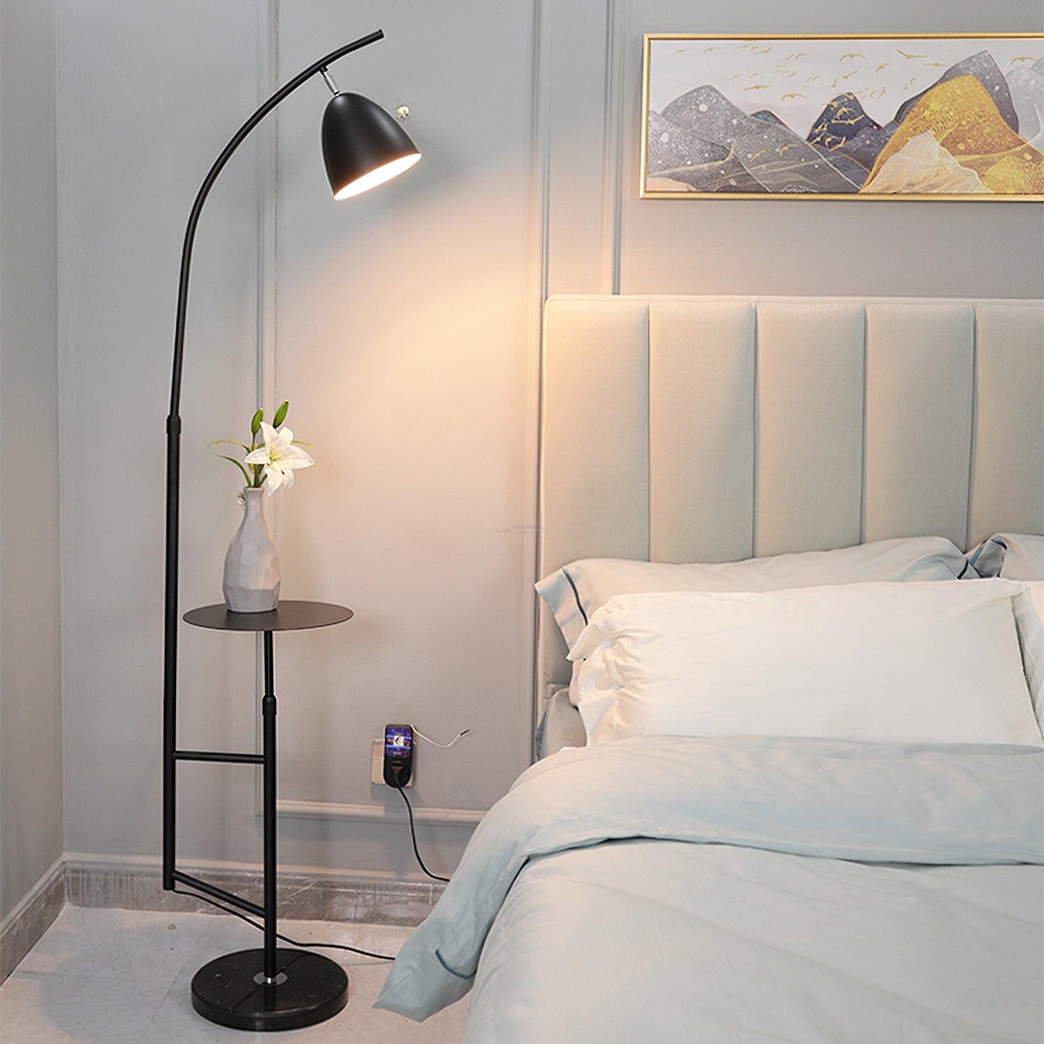 Rani Floor Lamp W 13.8″ - Bent-1-Luxehomezone