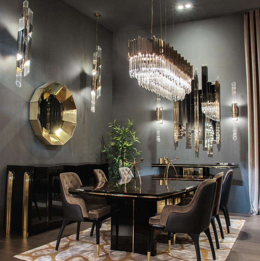 Empire Chandelier ∅ 11.8″ - Crystals-1-Luxehomezone