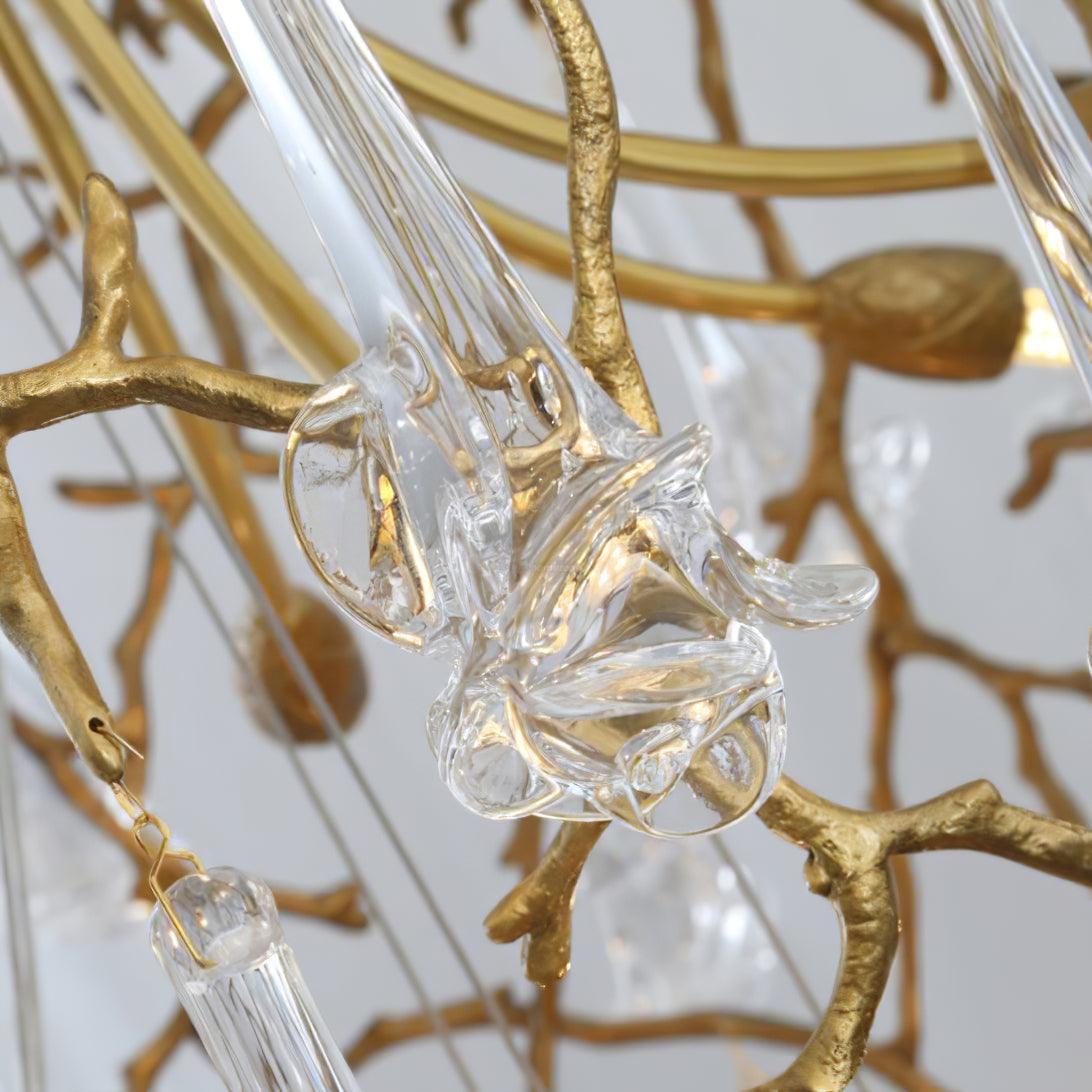 Tree Branch Staircase Chandelier ∅ 59″ - Helia-1-Luxehomezone