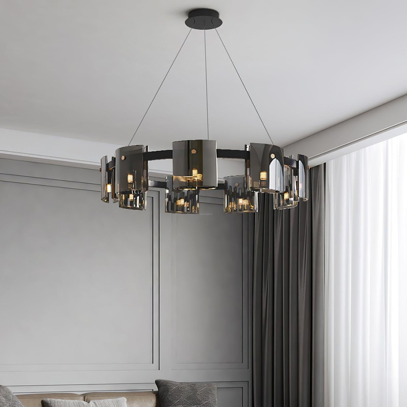 Corlota Chandelier  ∅ 23.6″~39.3'' - Cylinder-1-Luxehomezone
