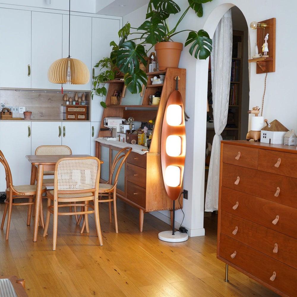 Surfboard Floor Lamp  ∅ 11.8″ - Pillar-1-Luxehomezone