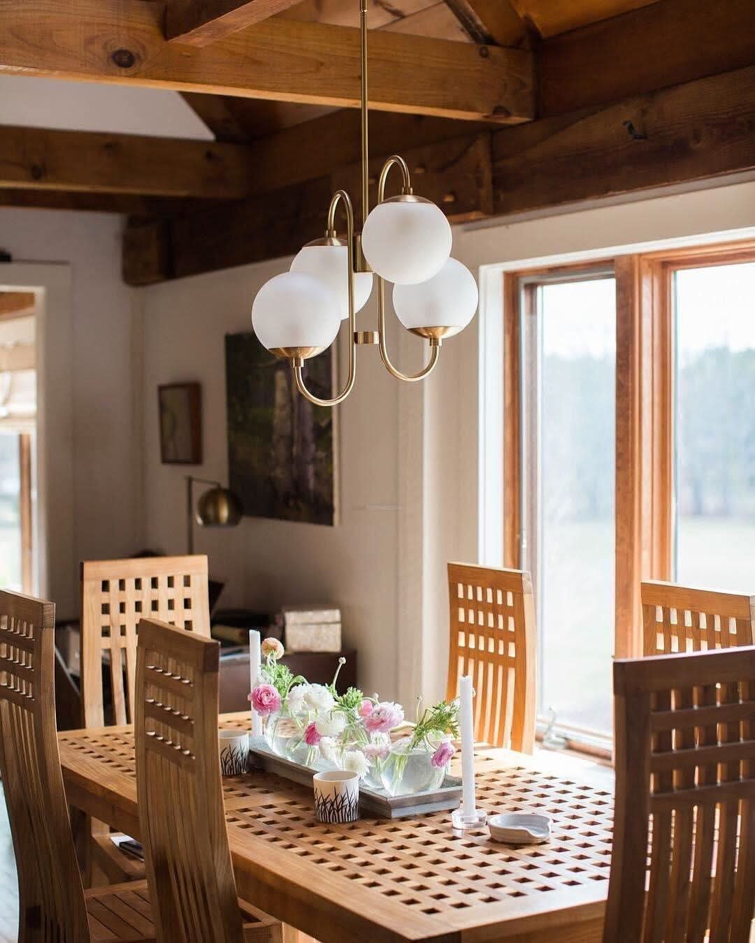 Gooseneck Chandelier ∅ 30″ - Luxehomezone