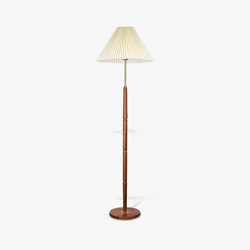 Pleated Floor Lamp ∅ 17.7″ - Luxehomezone
