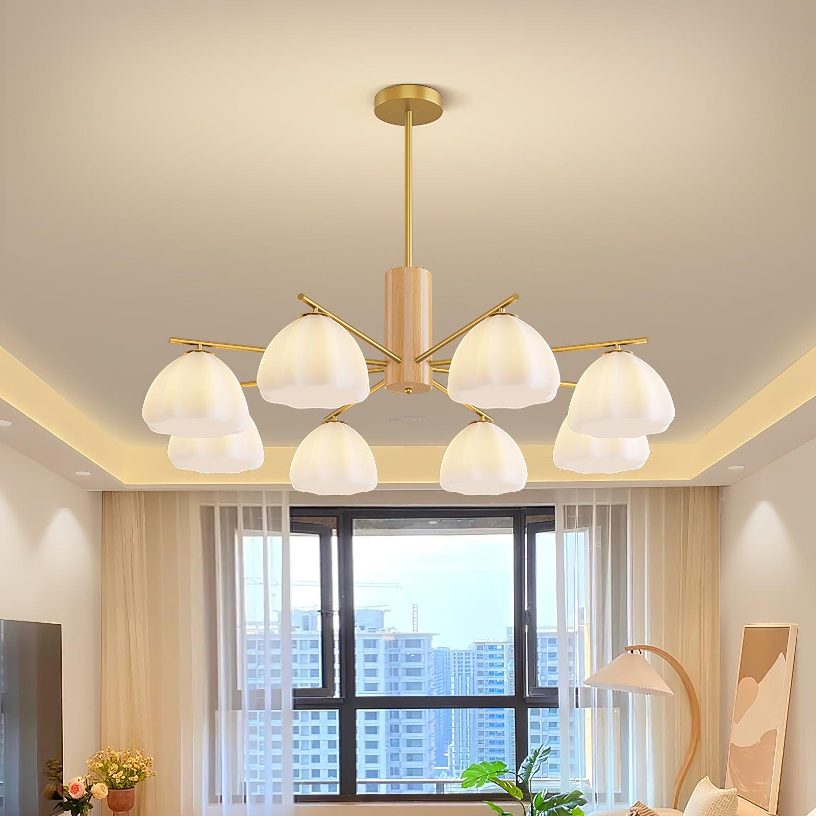 Little Clouds Round/Linear Chandelier - Zahara-1-Luxehomezone