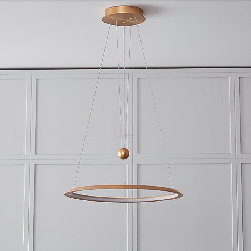 Circular LED Chandelier ∅ 23.6″ - ring-1-Luxehomezone