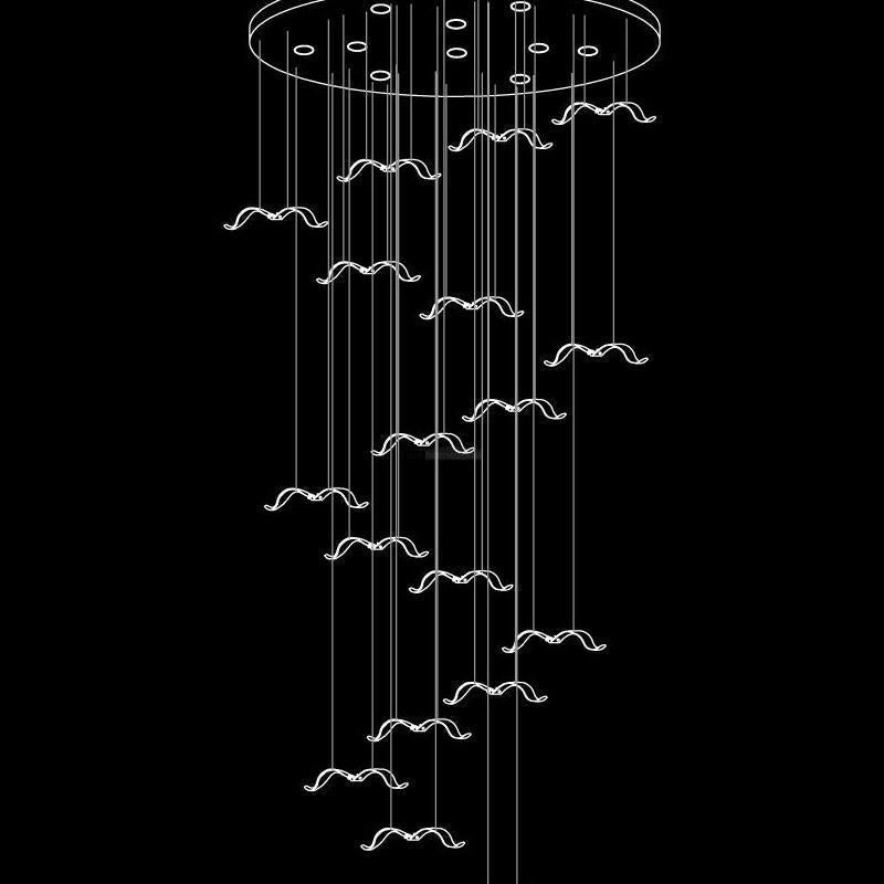 Large Seagull Chandelier with 1/3/5/7/9/11/12/18 heads - Bird-1-Luxehomezone
