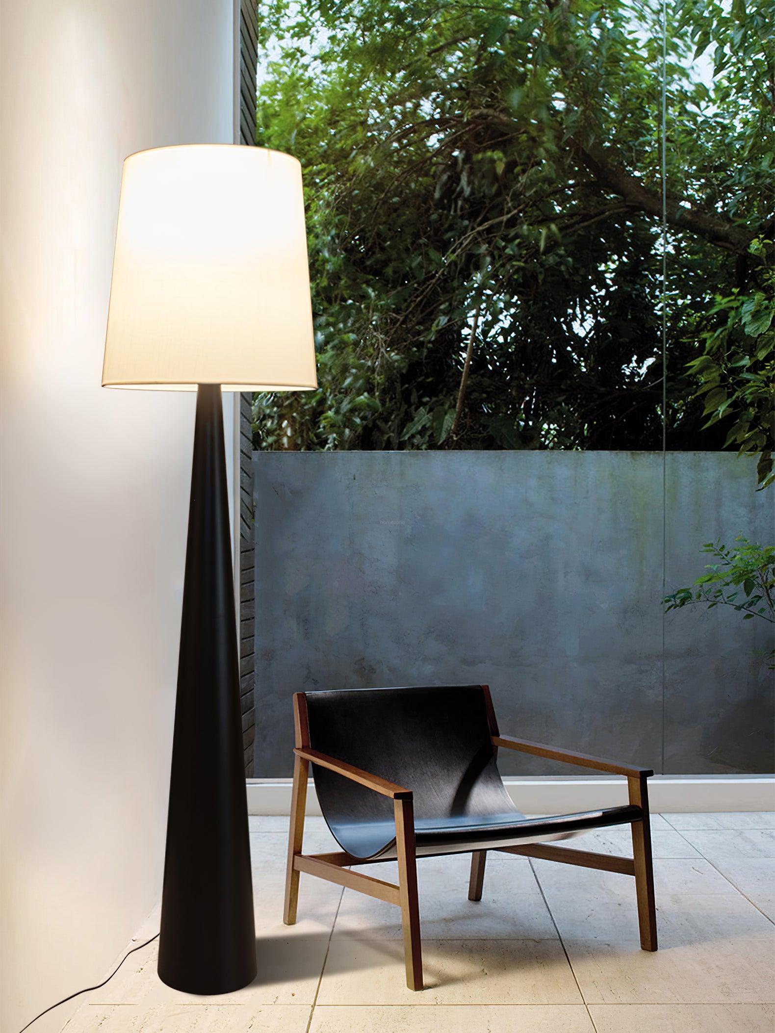 Montenegro Floor Lamp ∅ 19.7″ - Drapery-1-Luxehomezone