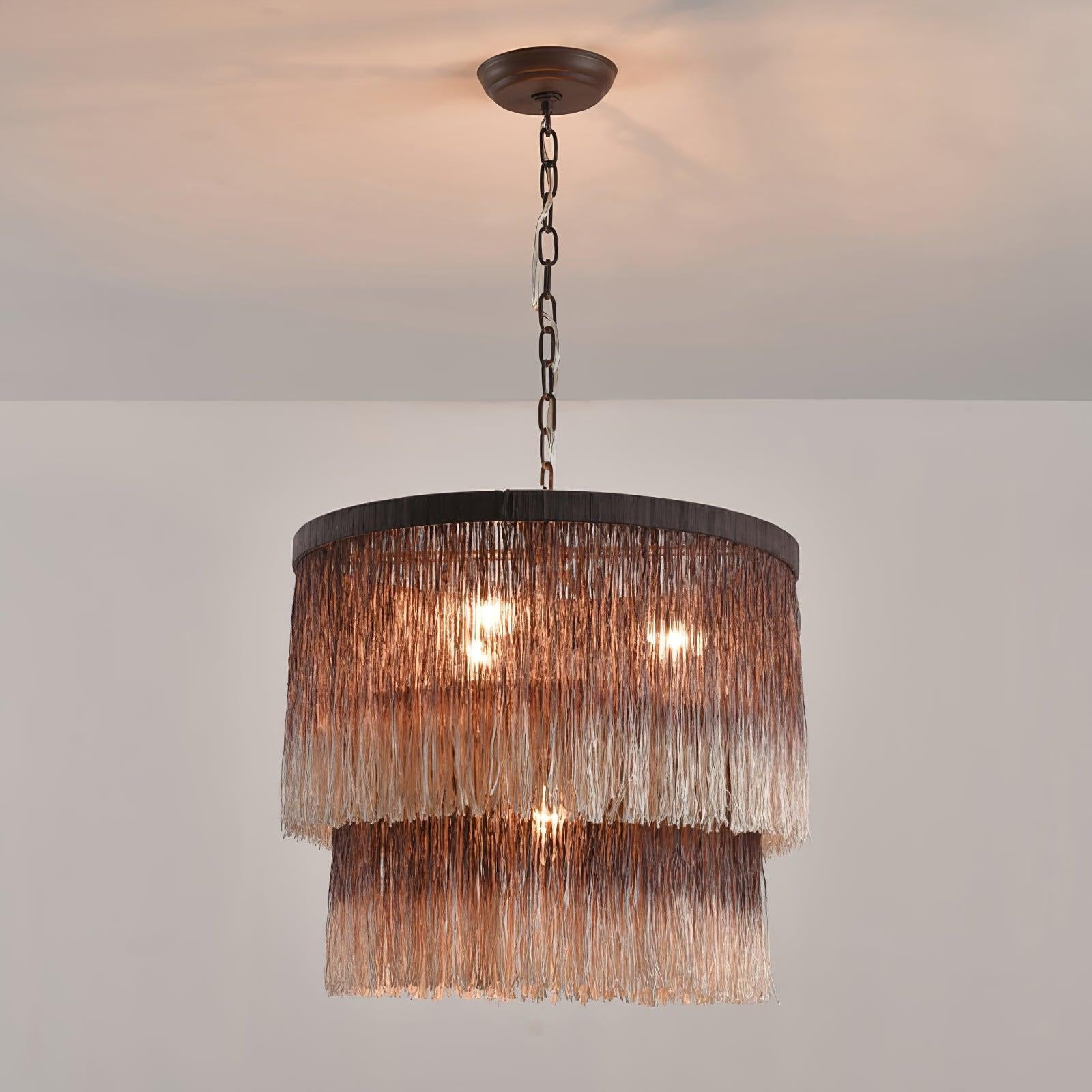 Tassel Chandelier ∅ 17.7″ - Tassel-1-Luxehomezone