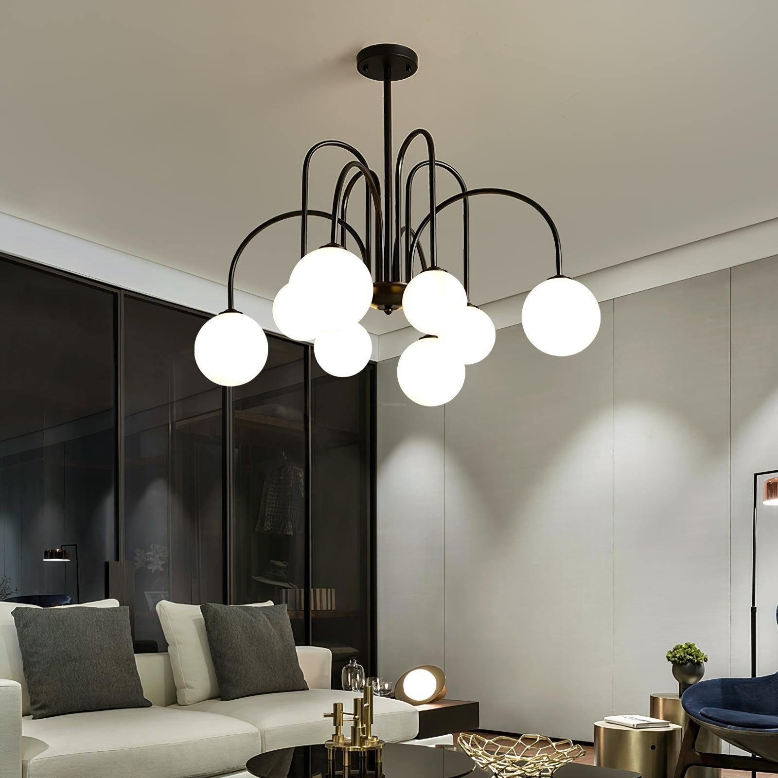 Delaney Chandelier with 6/8 heads - Bend-1-Luxehomezone