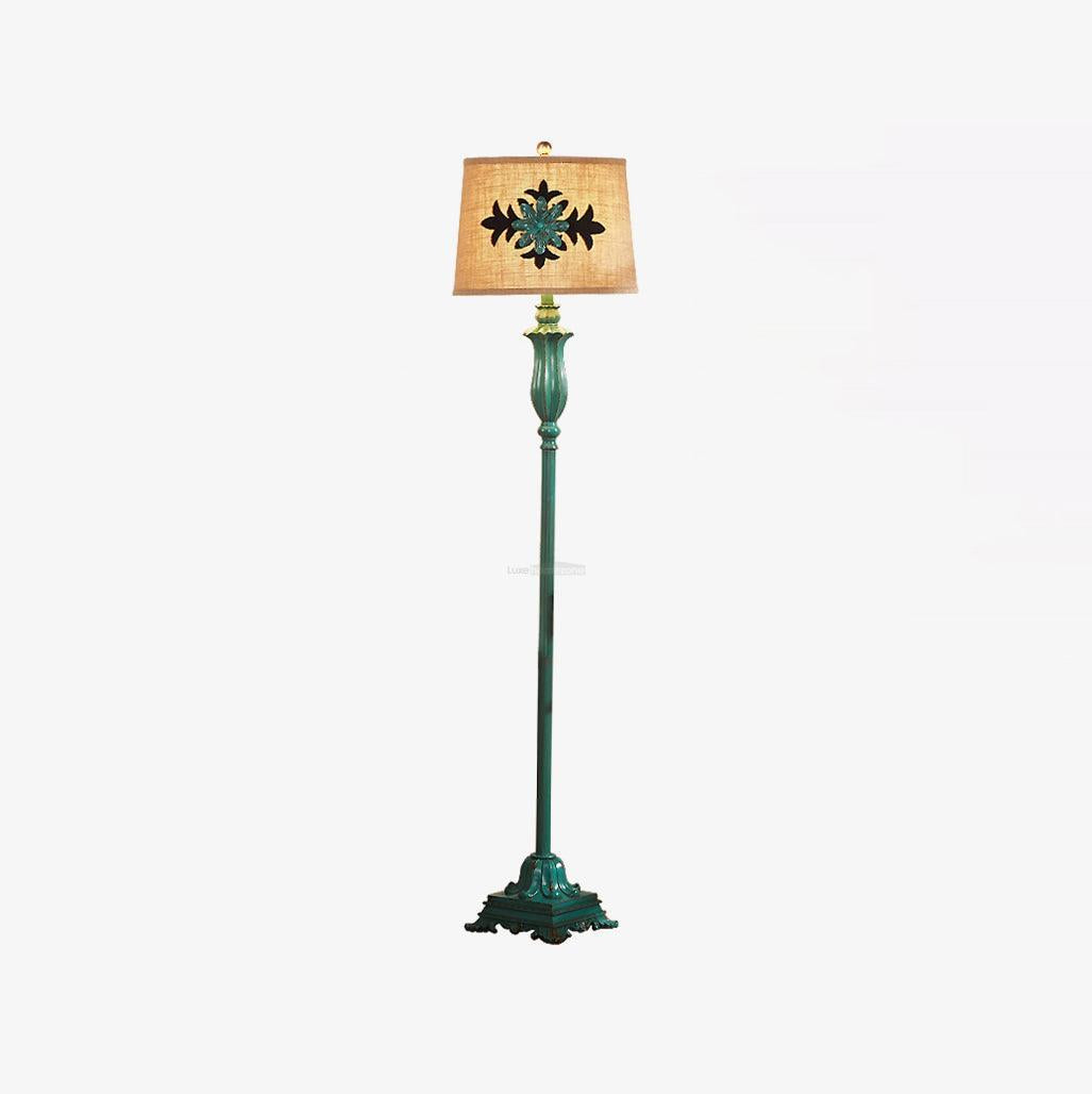 Lark Floor Lamp ∅ 16.5″ - Drapery-1-Luxehomezone