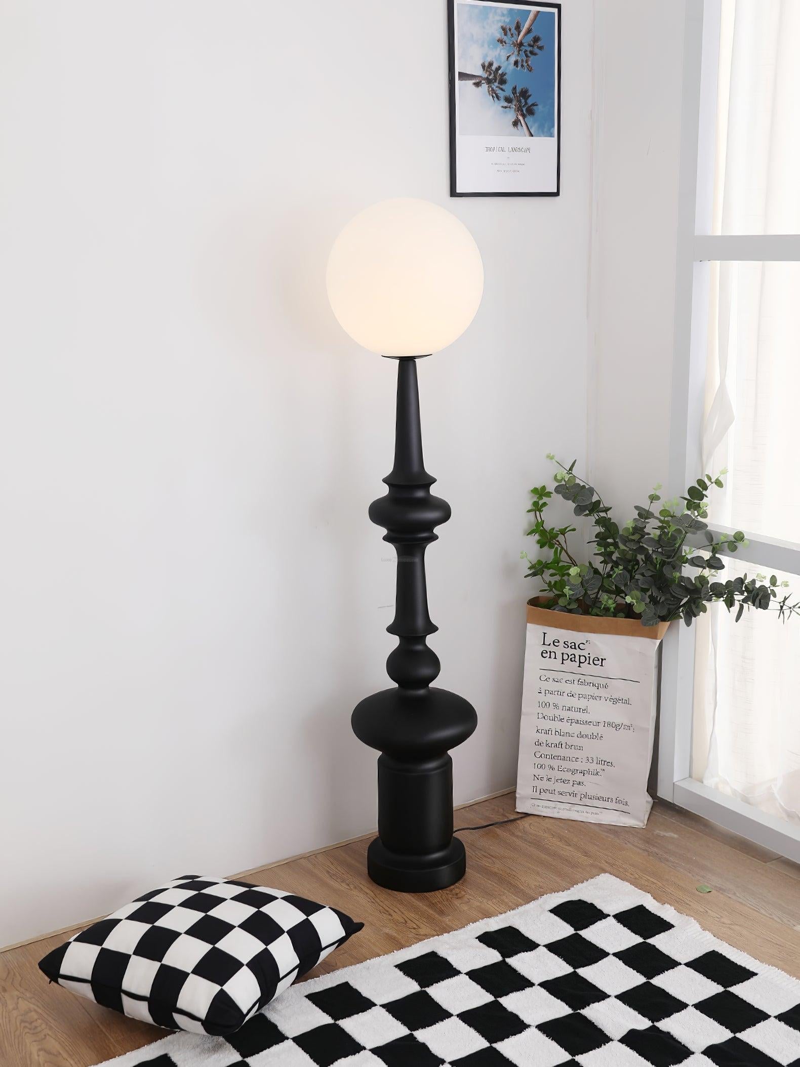 Constance Floor Lamp  ∅ 11.8″ - Lava-1-Luxehomezone