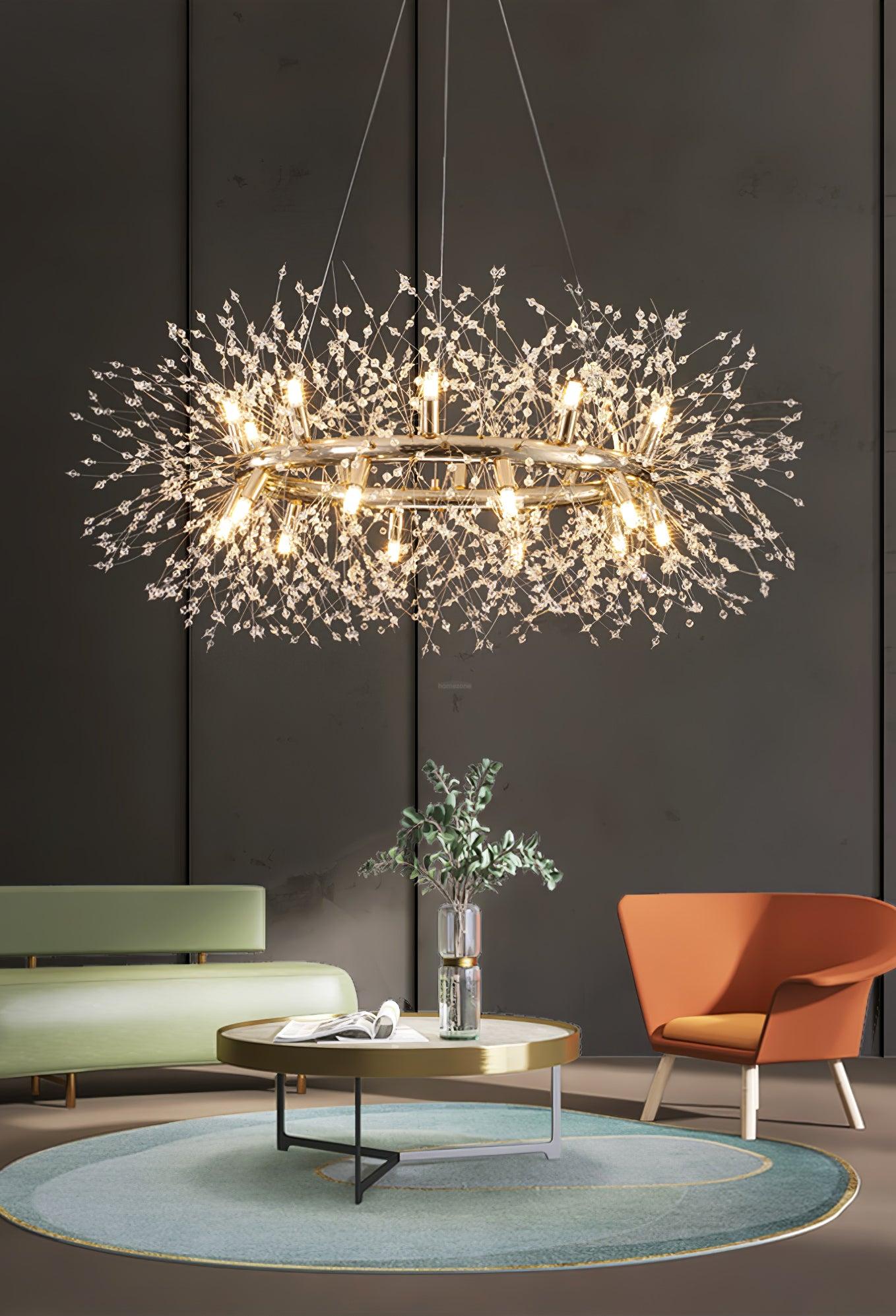 Dandelion Chandelier Bloom - Urchin-1-Luxehomezone
