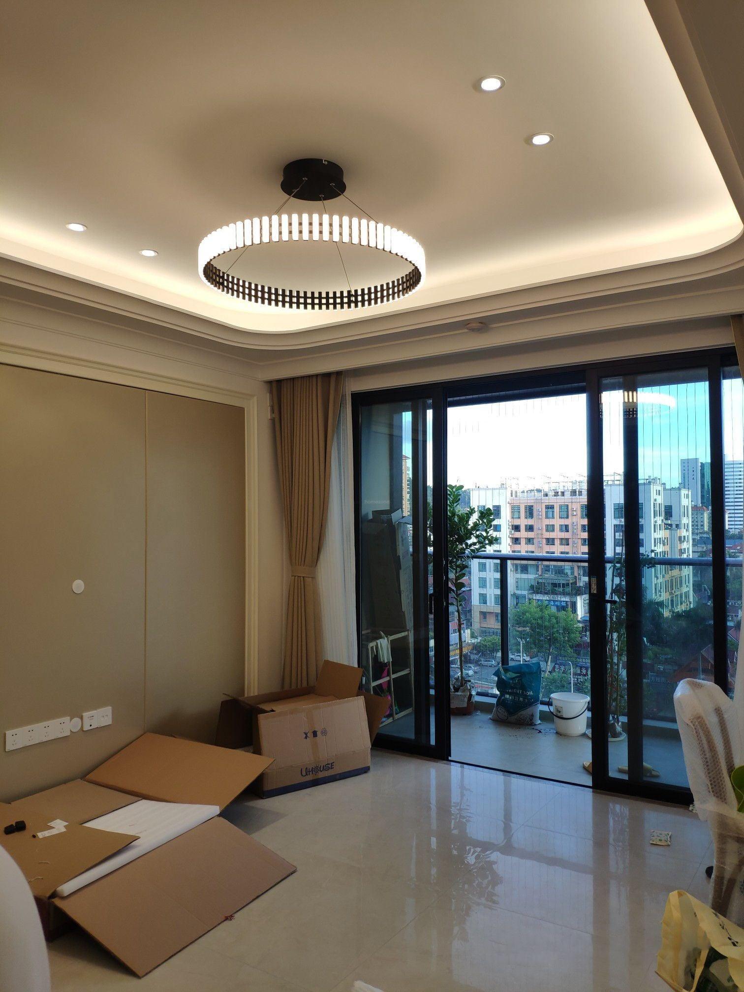 Hanging LED Chandelier ∅ 15.7″ - ring-1-Luxehomezone