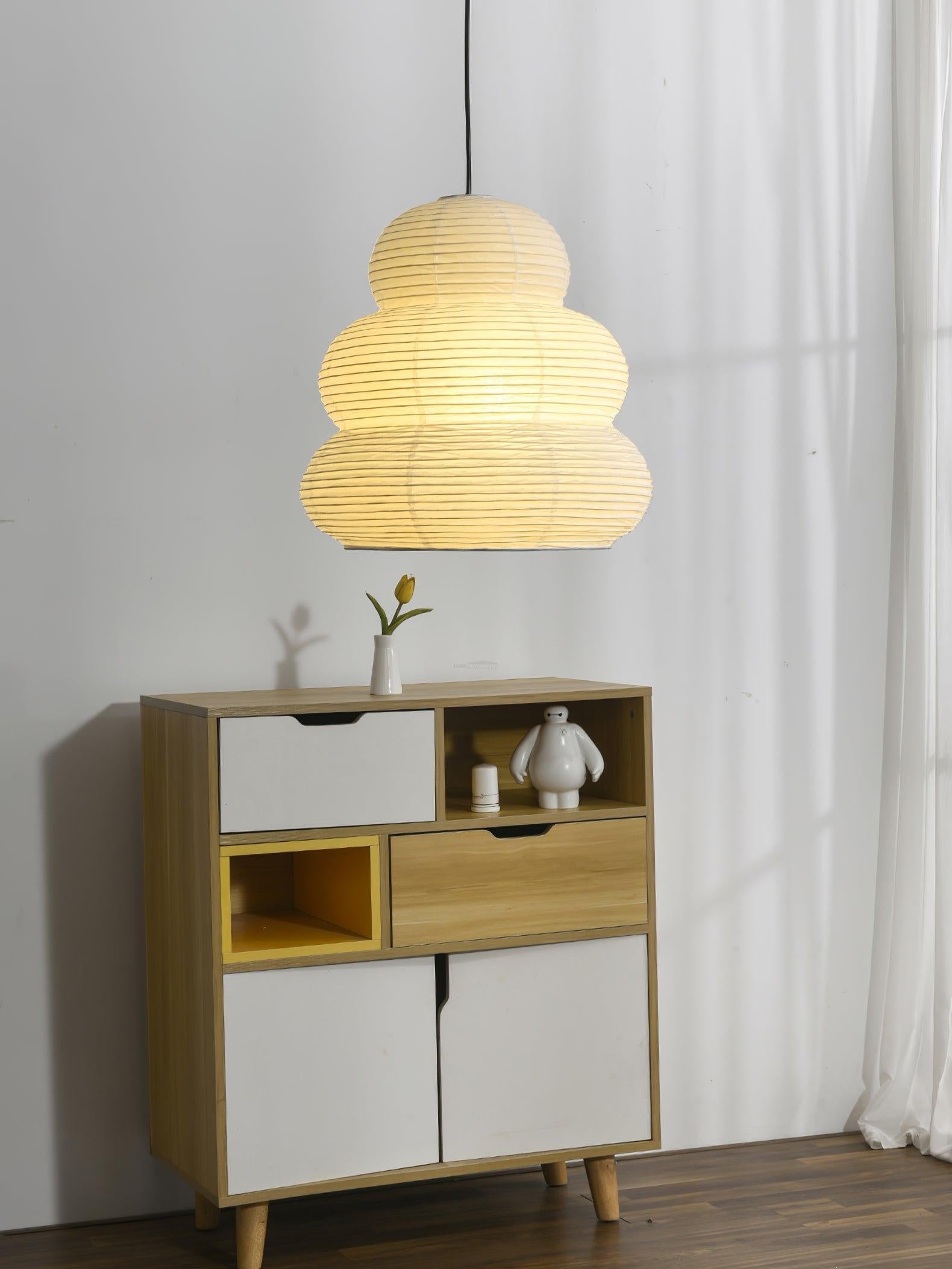 Akari Paper Pendant - Akari, Modern pendant light, Paper-1-Luxehomezone