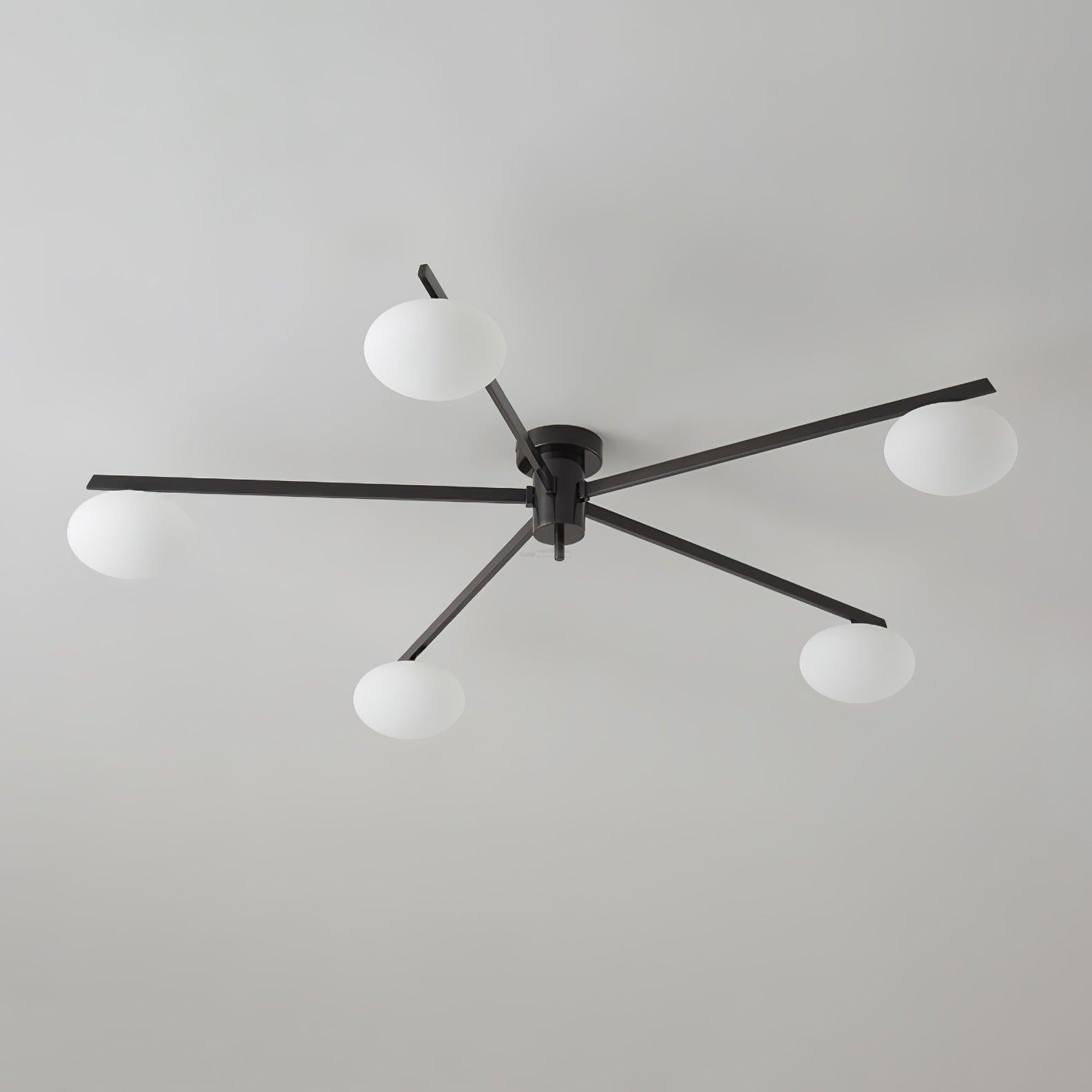 Ceiling Lamp with 3/5/6 heads - Optimized, Semi Flush Mounts-1-Luxehomezone