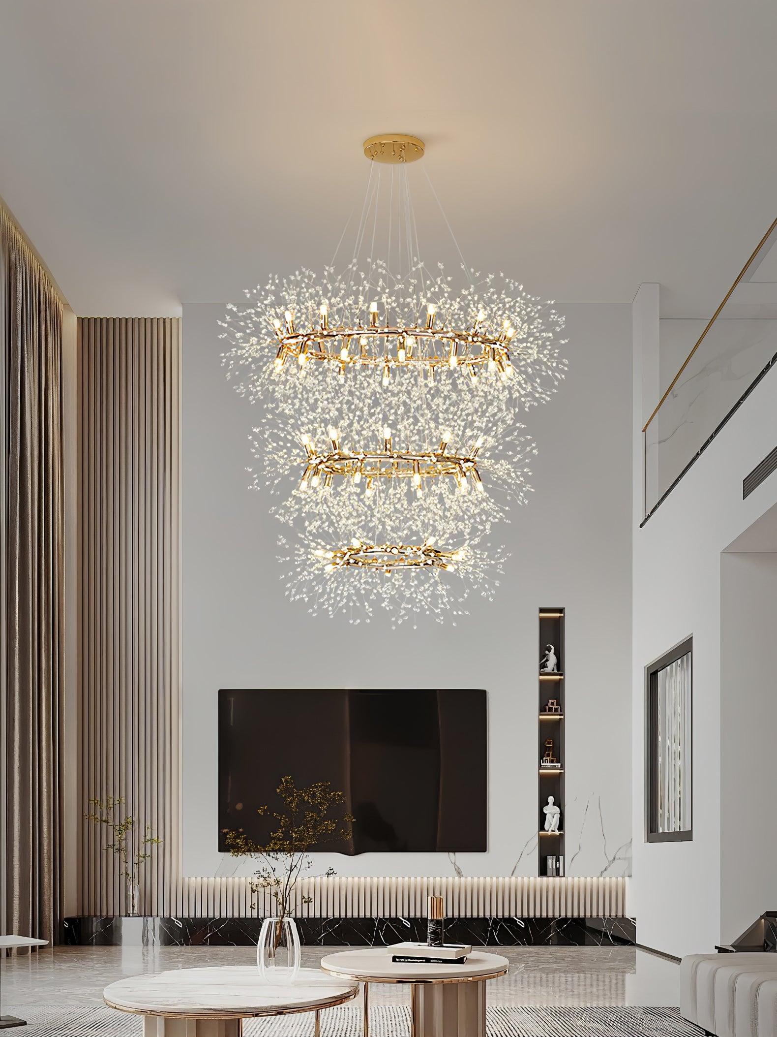 Dandelion Chandelier Bloom - Urchin-1-Luxehomezone