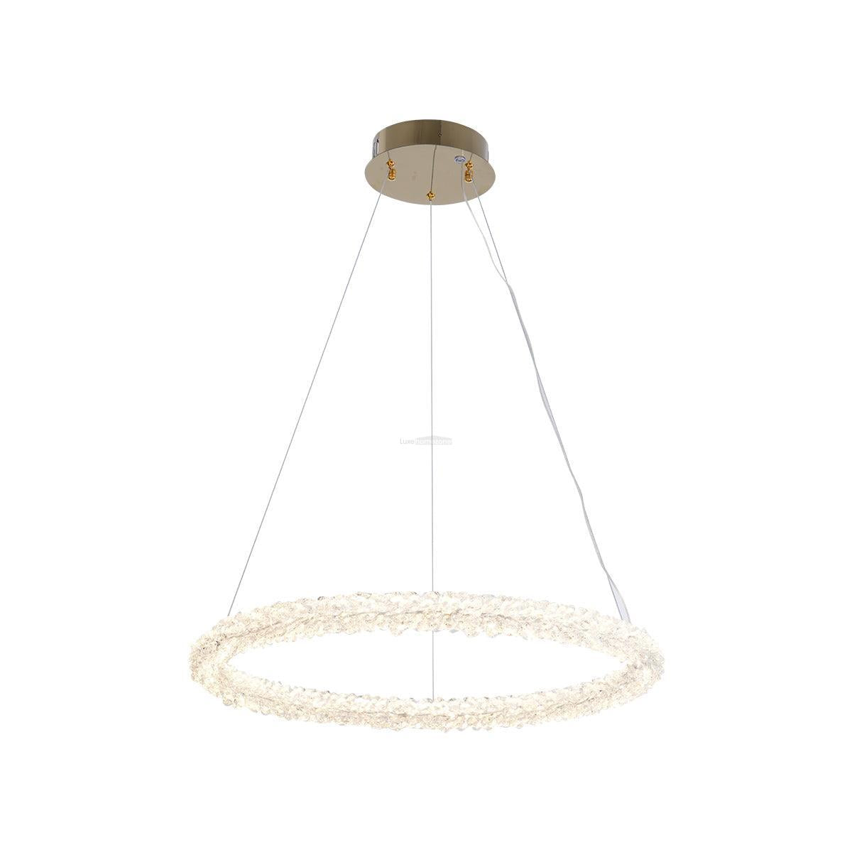 Crystal Ring Chandeliers - Crystals-1-Luxehomezone