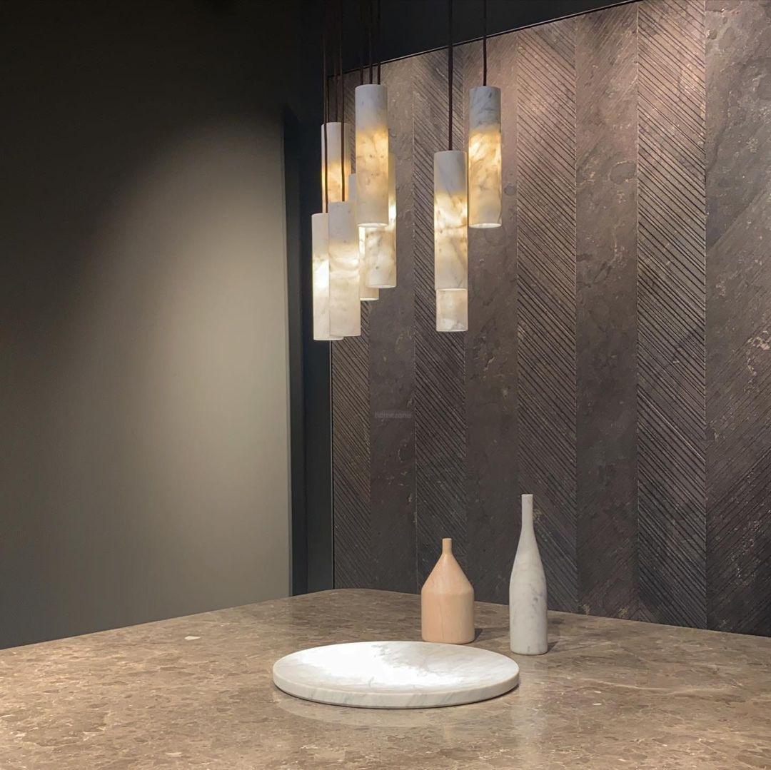 Silo Alabaster Pendant Light - Luxehomezone