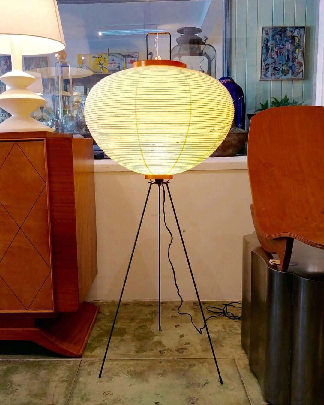 Akari Paper Floor Lamp - Luxehomezone