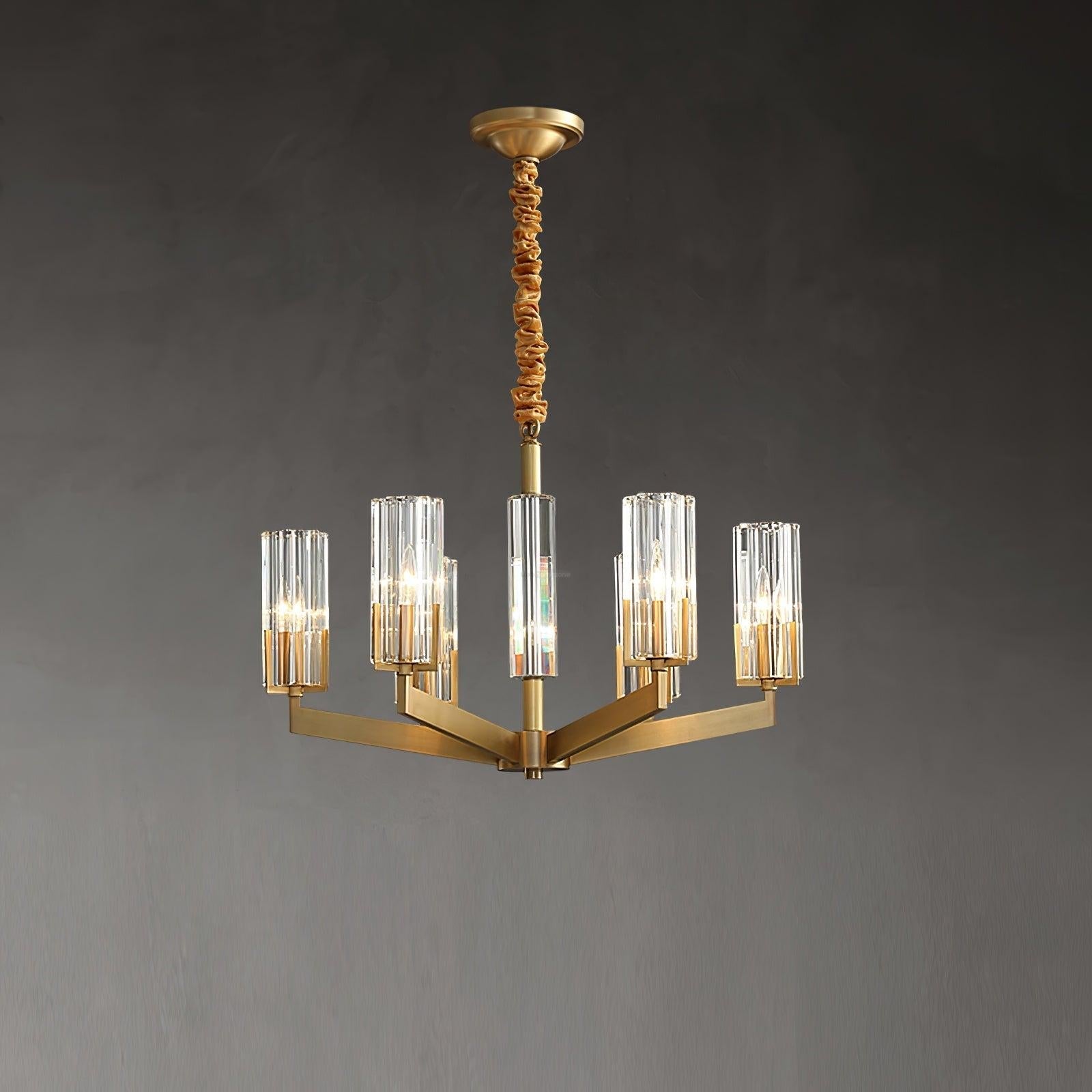 Kayla Brass Chandelier with 6/8/10/15 heads - Luxehomezone