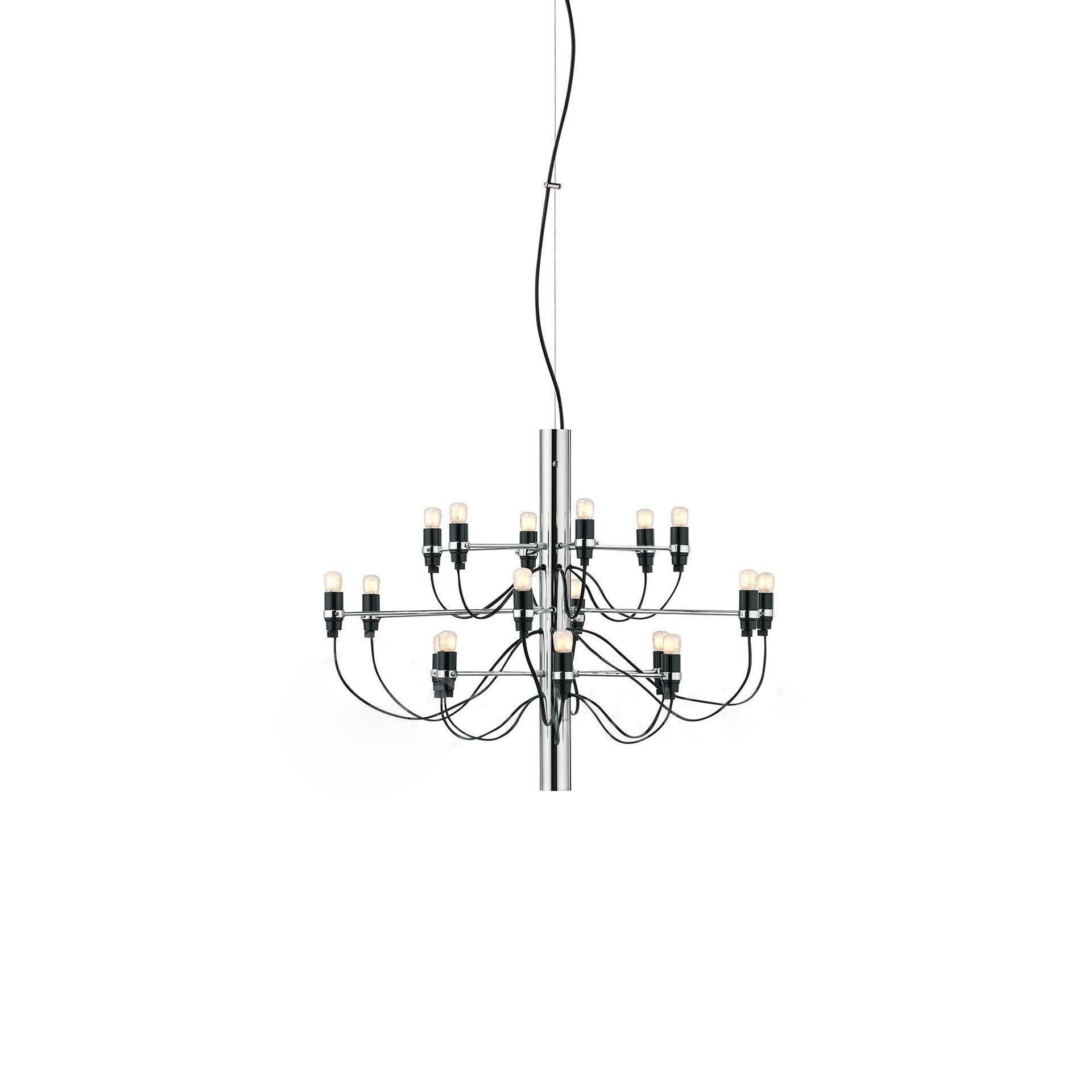 2097 Mid-Century Retro Candle Chandelier with 18/30/50/75 heads - Candle-1-Luxehomezone