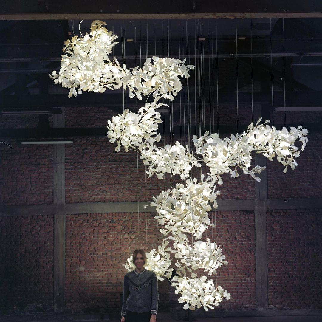 Gingko Combination Type Chandelier - Gingko, Gingko Chandelier-1-Luxehomezone