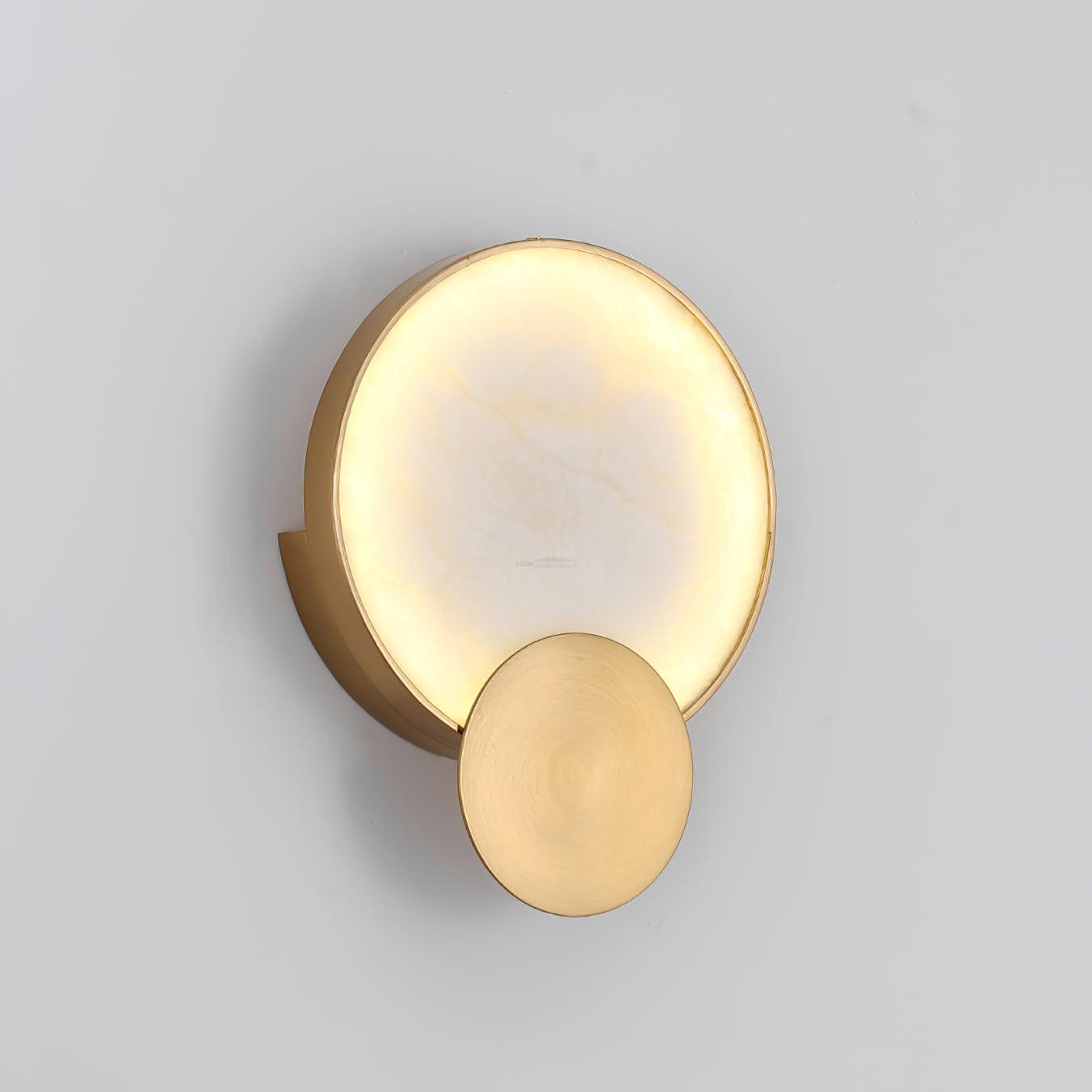 Terra Svet Alabaster Wall Sconce - Luxehomezone