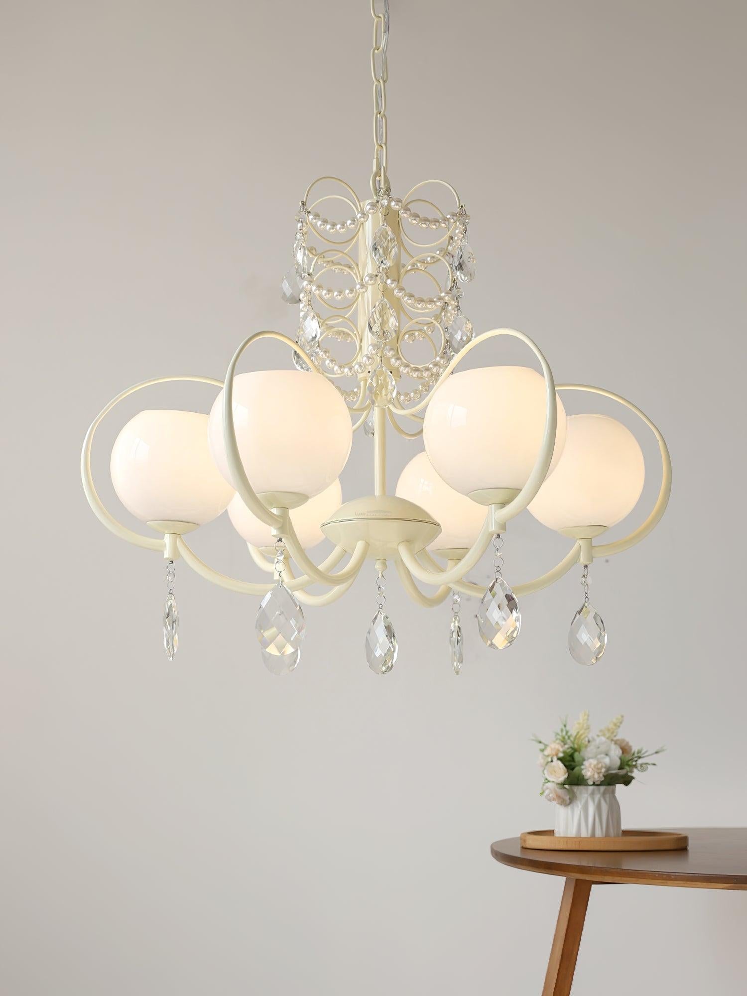 Doria Crystal Chandelier with 6/8/10 heads - Luxehomezone