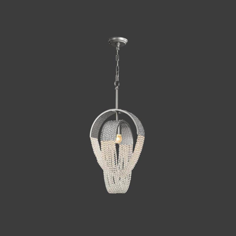 Mesh Crystal Chandelier with 1/6/9 heads - Crystals-1-Luxehomezone