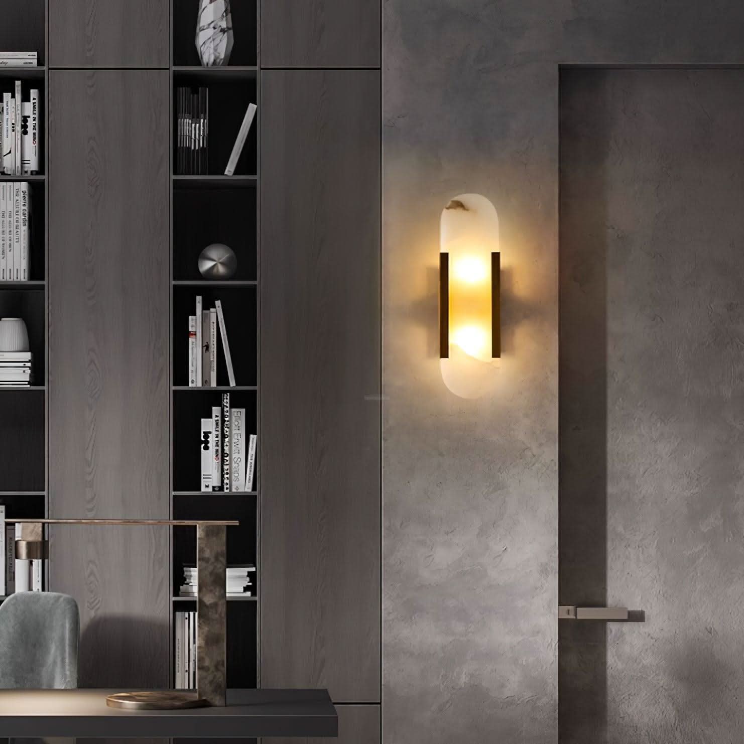 Melange Alabaster Wall Lamp - Luxehomezone