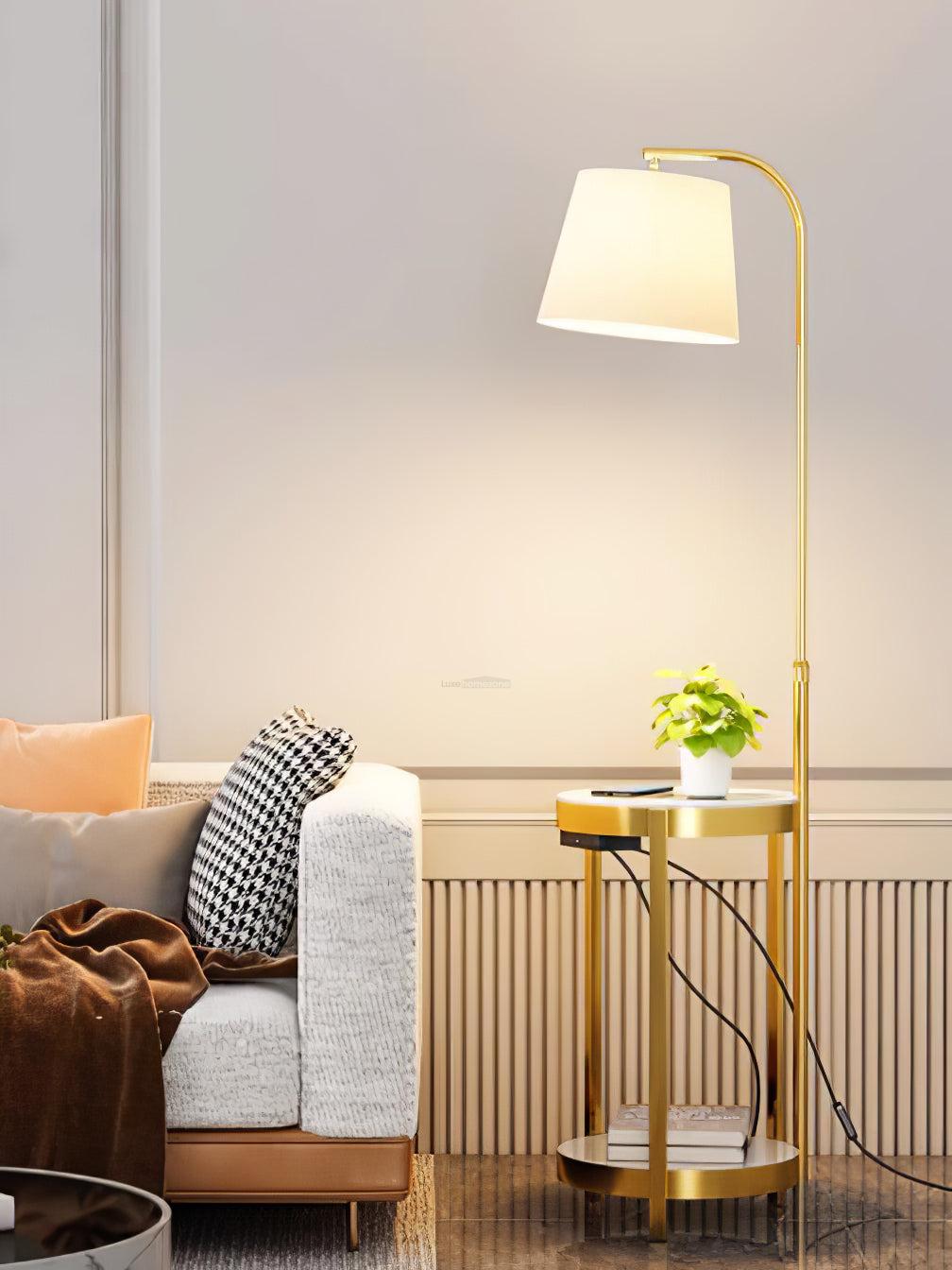 Lilah Floor Lamp ∅ 13.8″ - Luxehomezone