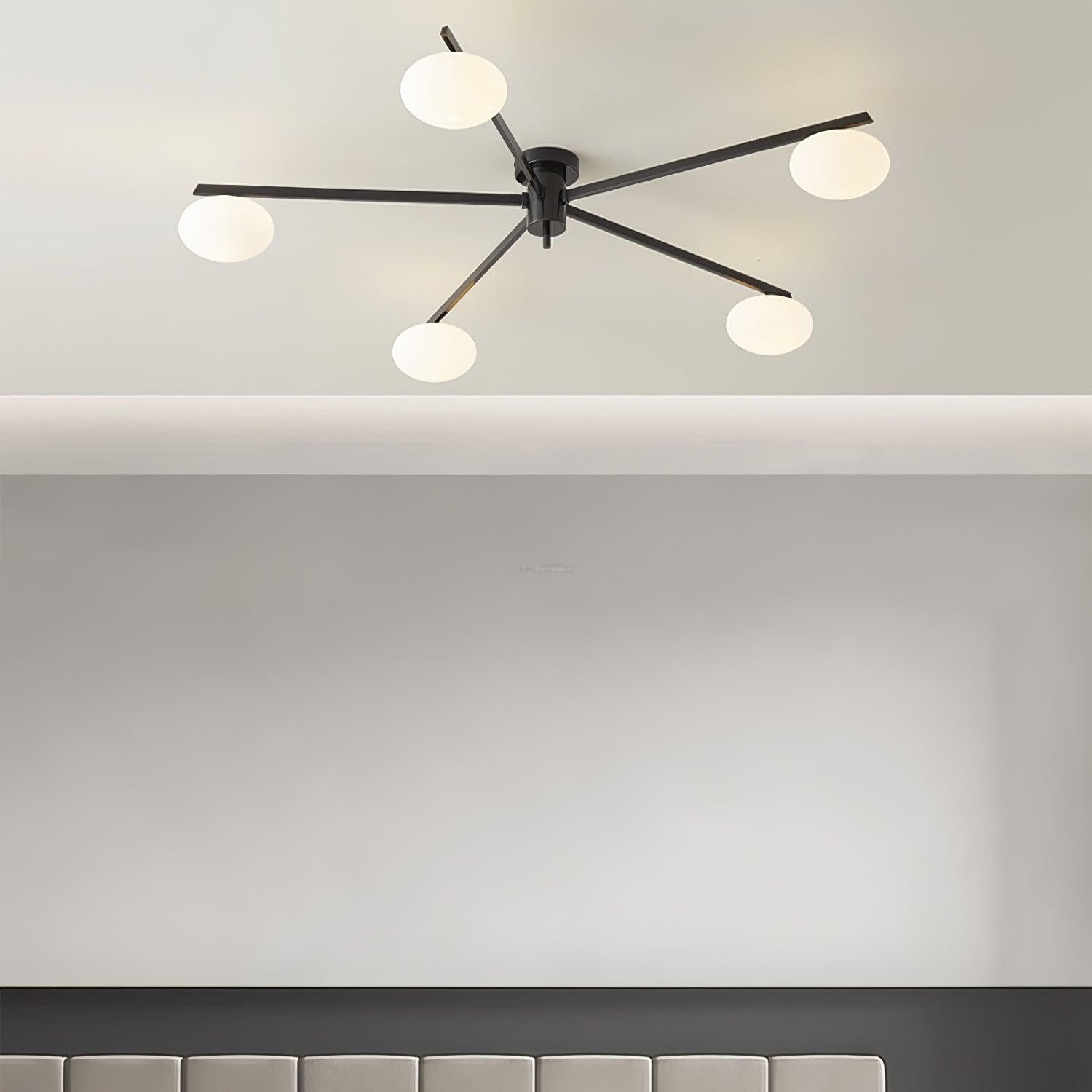 Ceiling Lamp with 3/5/6 heads - Optimized, Semi Flush Mounts-1-Luxehomezone