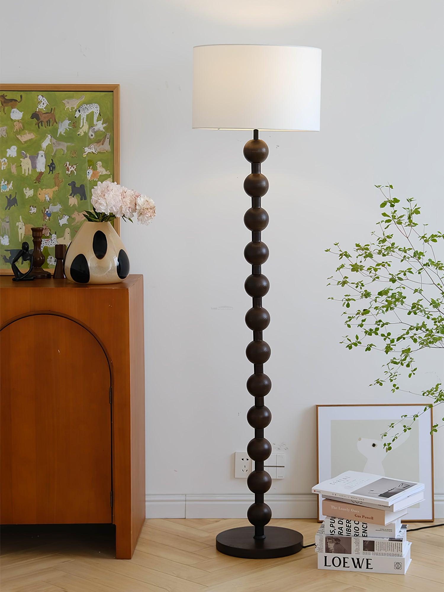 Hugo Barbell Floor Lamp  ∅ 15.7″ - Luxehomezone
