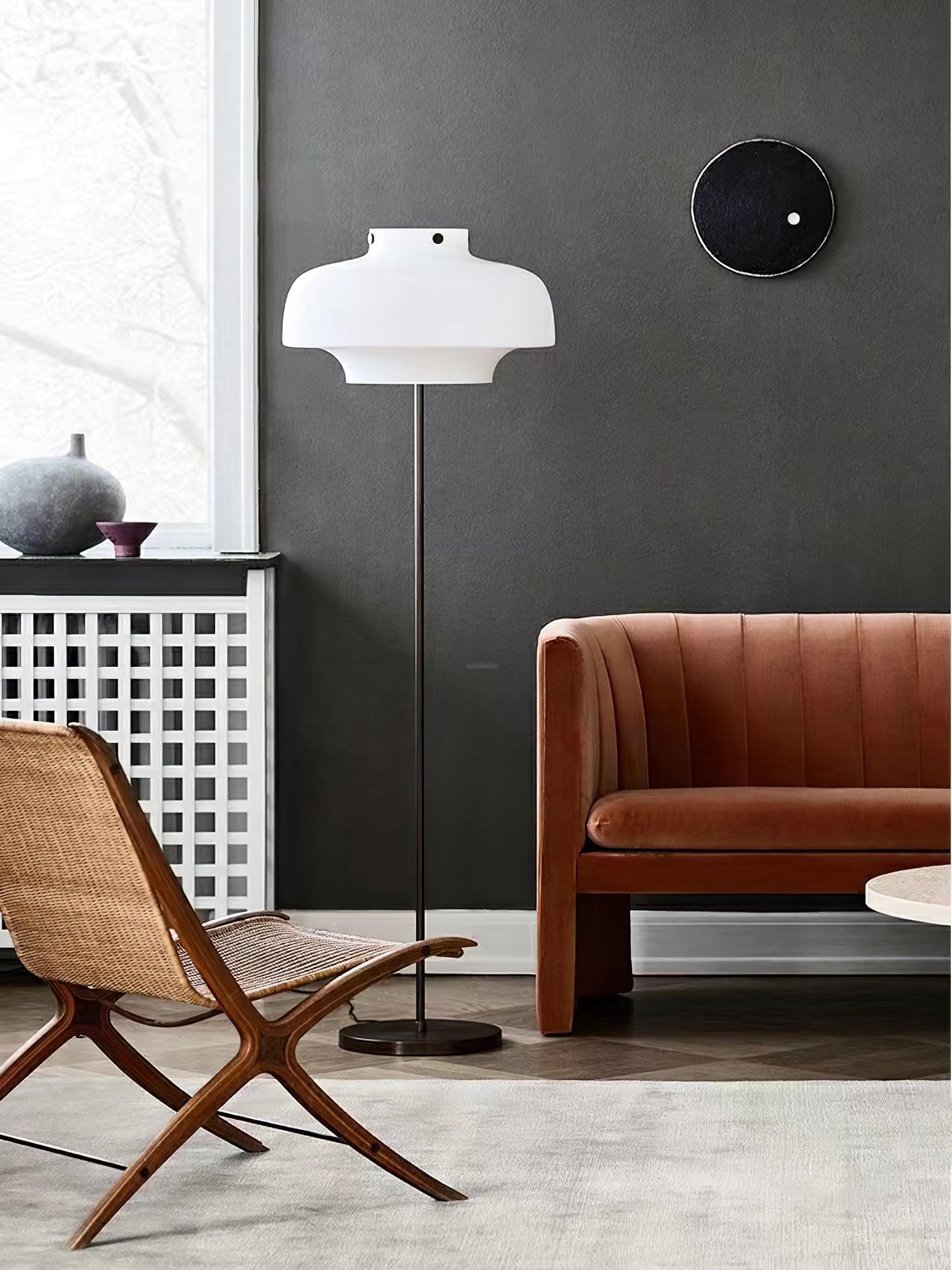 Hagen Floor Lamp ∅ 13.8″ - Luxehomezone