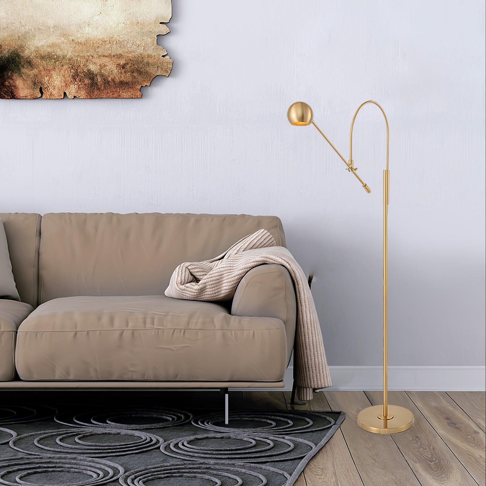 Scandinavian Floor Lamp W 33.5″ - -1-Luxehomezone
