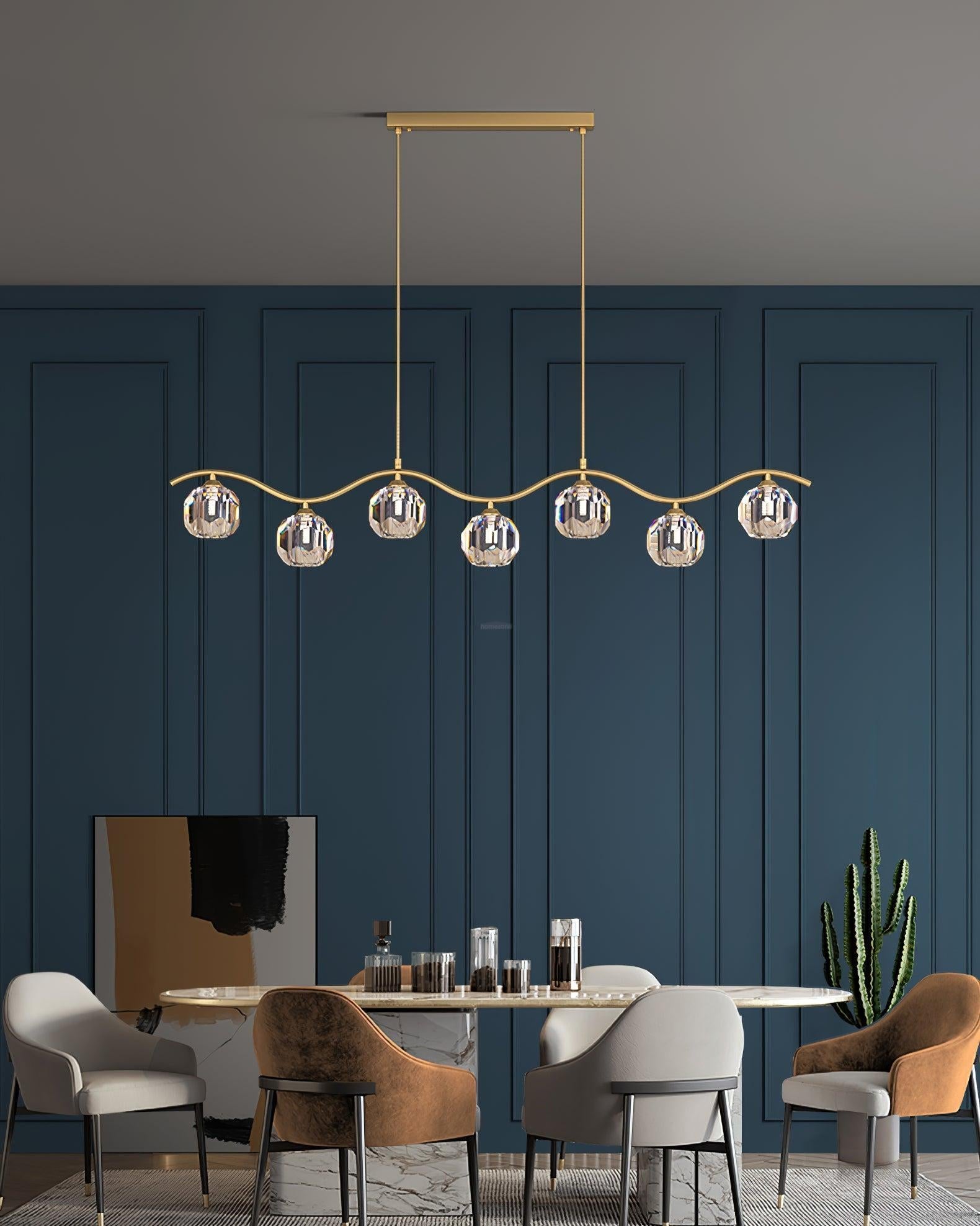Eara Crystal Chandelier with 3/5/7 heads - Luxehomezone