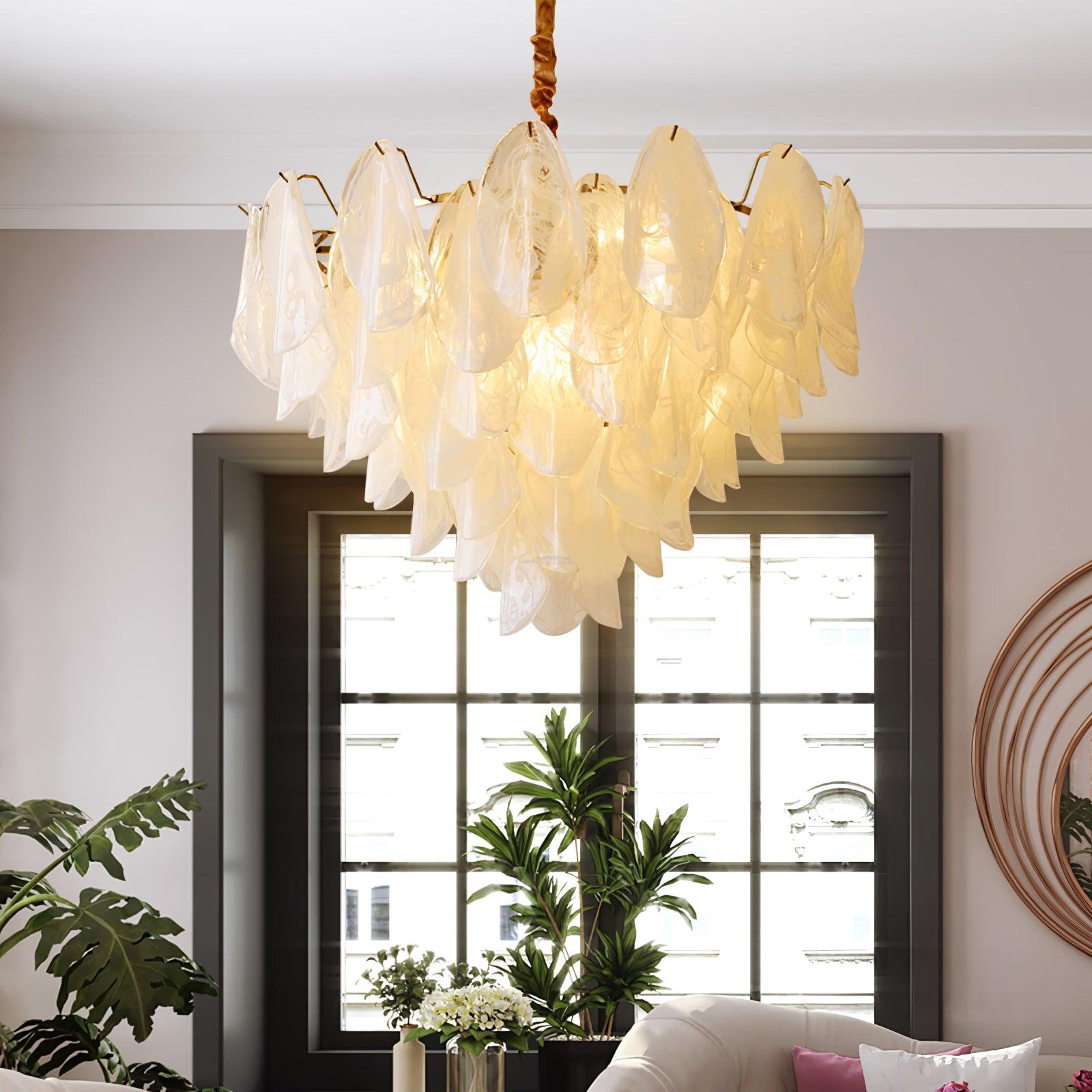 Multi Tier Cloud Glass Pendant - Cylinder-1-Luxehomezone